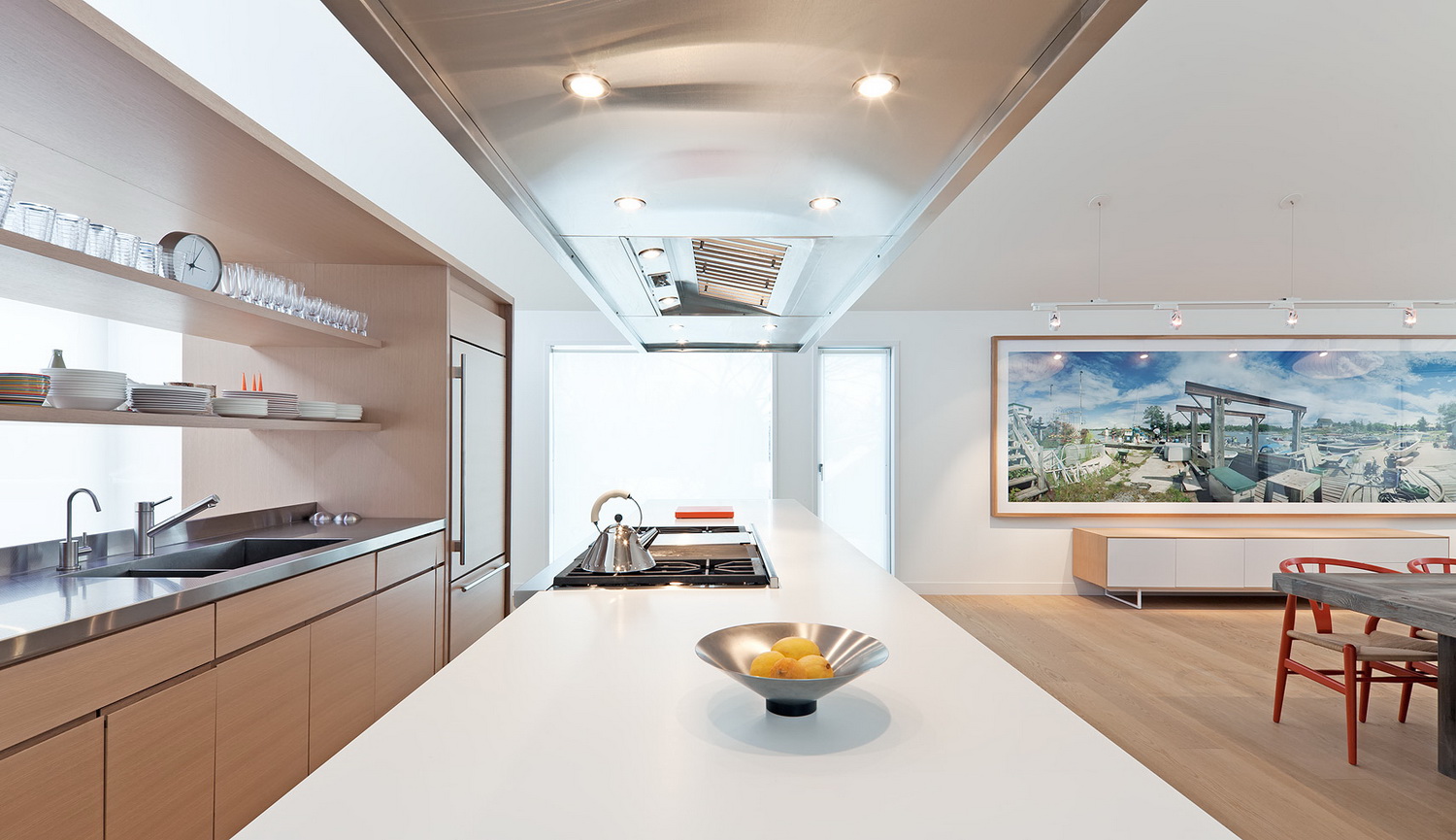 滑雪爱好者的现代艺术之家-18