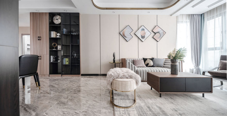 扑落飞雪的温暖 120㎡的精致温暖丨梦马设计-11