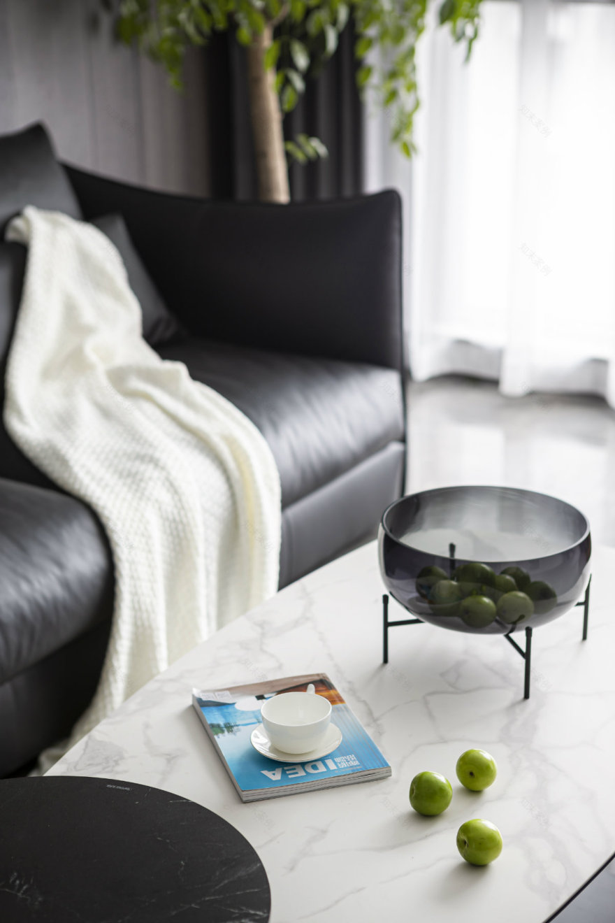 牟佳琪的现代简约姚江湾平层设计-27