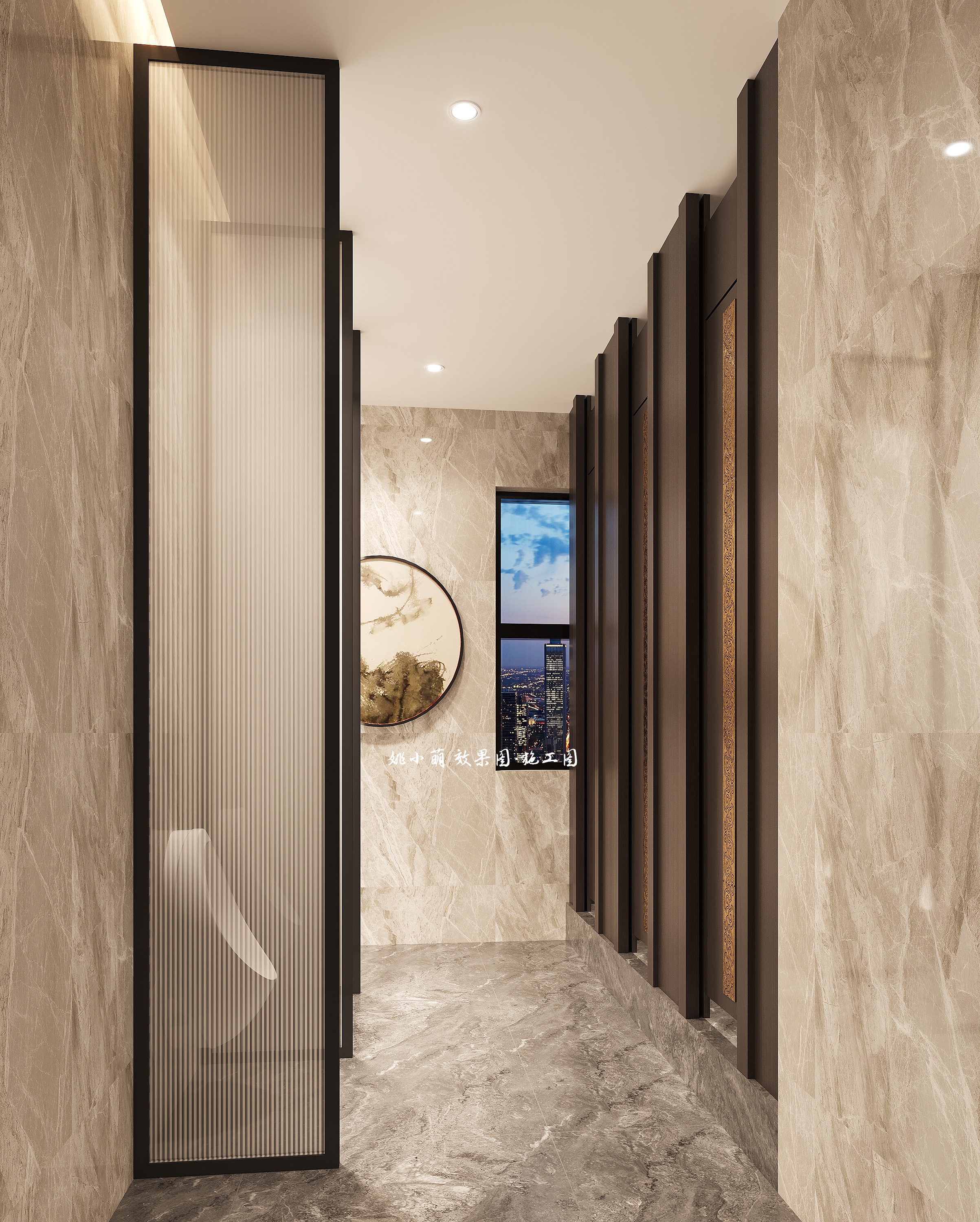 海鲜餐厅设计 | 轻奢雅致，浪漫烟火！-11