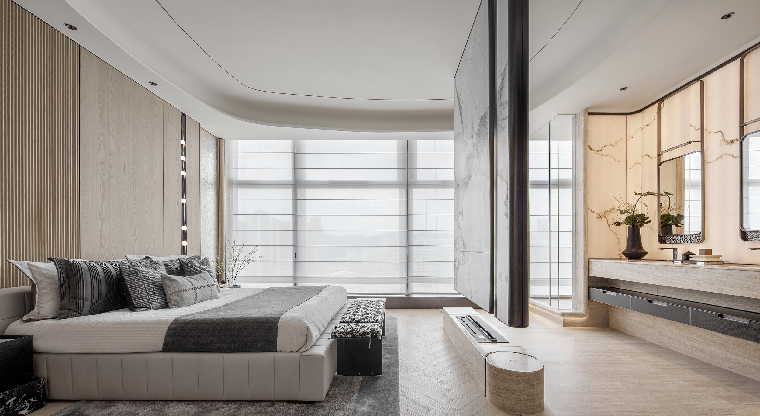 云端大平层 演绎低奢都会生活丨零次方设计-25
