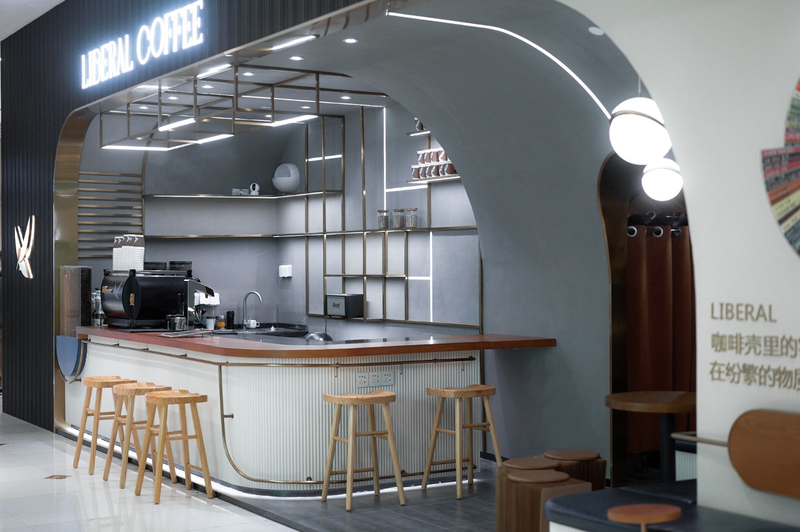 果壳宇宙,自由之境·Liberal Coffee 上海梅陇镇店设计丨中国上海丨TOPOS DESIGN-6