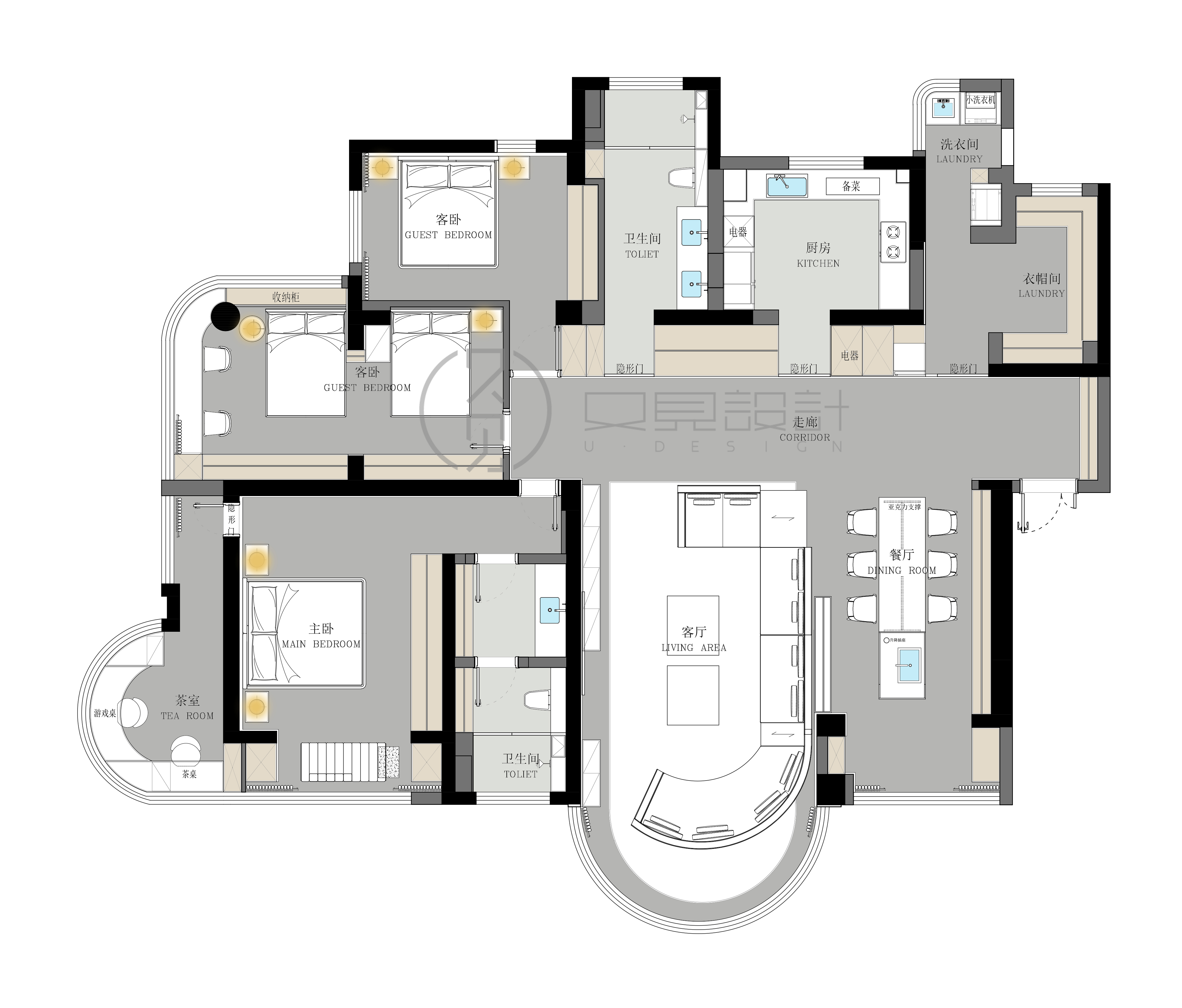 澜泊湾大平层全案设计丨中国临沂丨又见设计-34