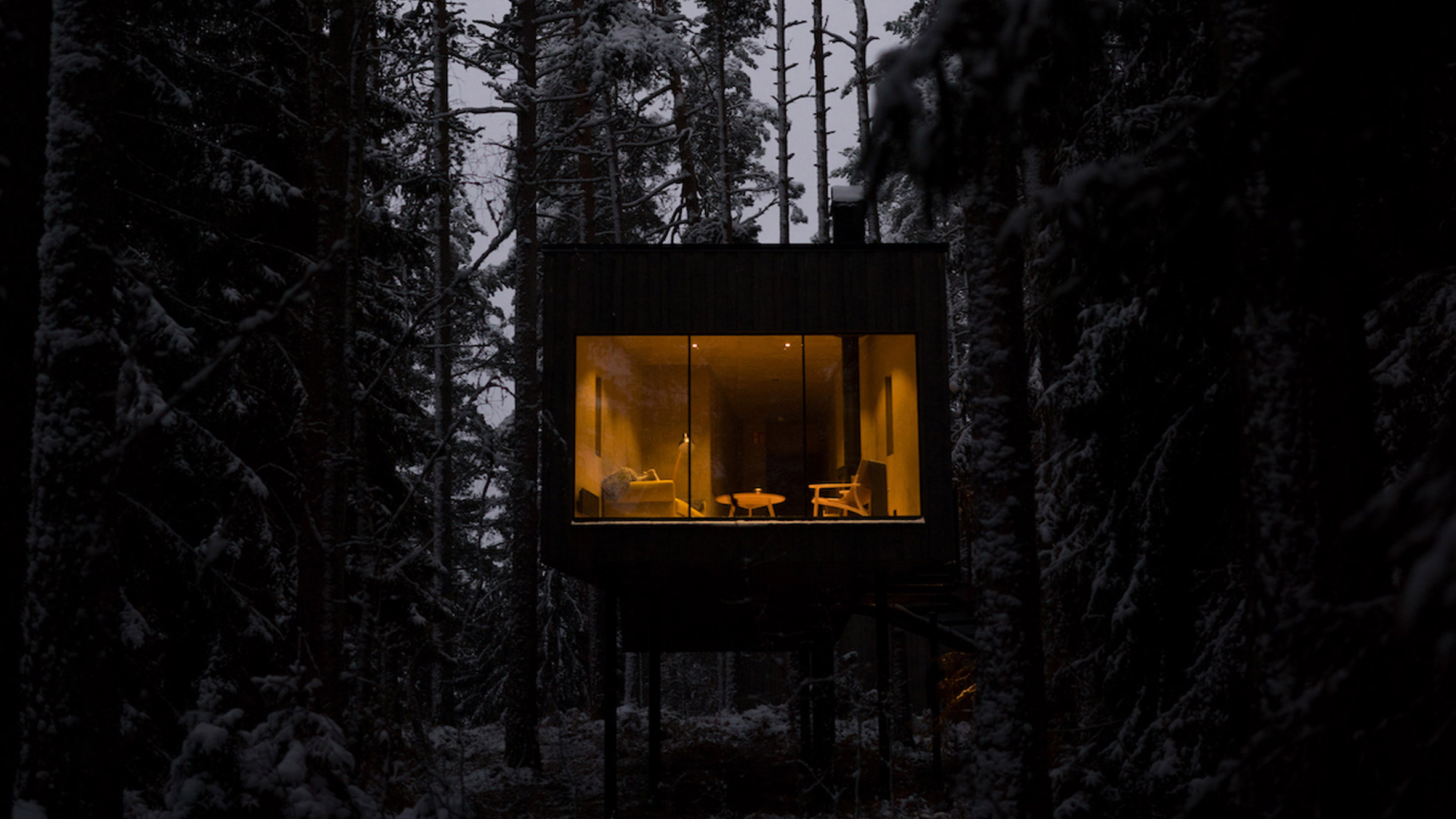 瑞典 Trakt 森林酒店 | 用环保设计融入大自然的怀抱-0