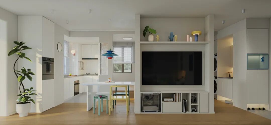 65平小窝大改造!2室2厅温馨小家超能打~-18