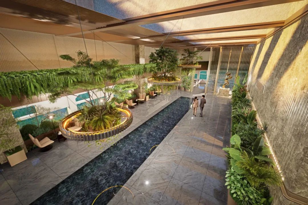 遁入自然雨林，尊享艺术奢境 | 上海后滩总部大厦屋顶花园-40