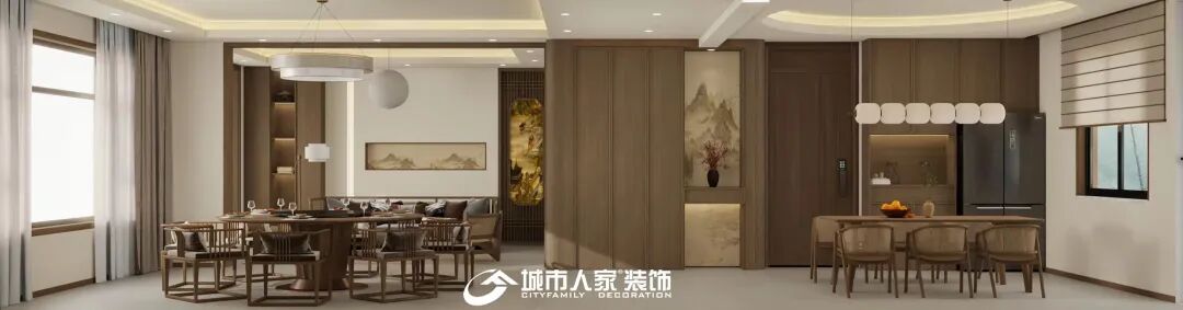 城市人家||城建京府200平方，让家成为写意东方的诗意栖居-17