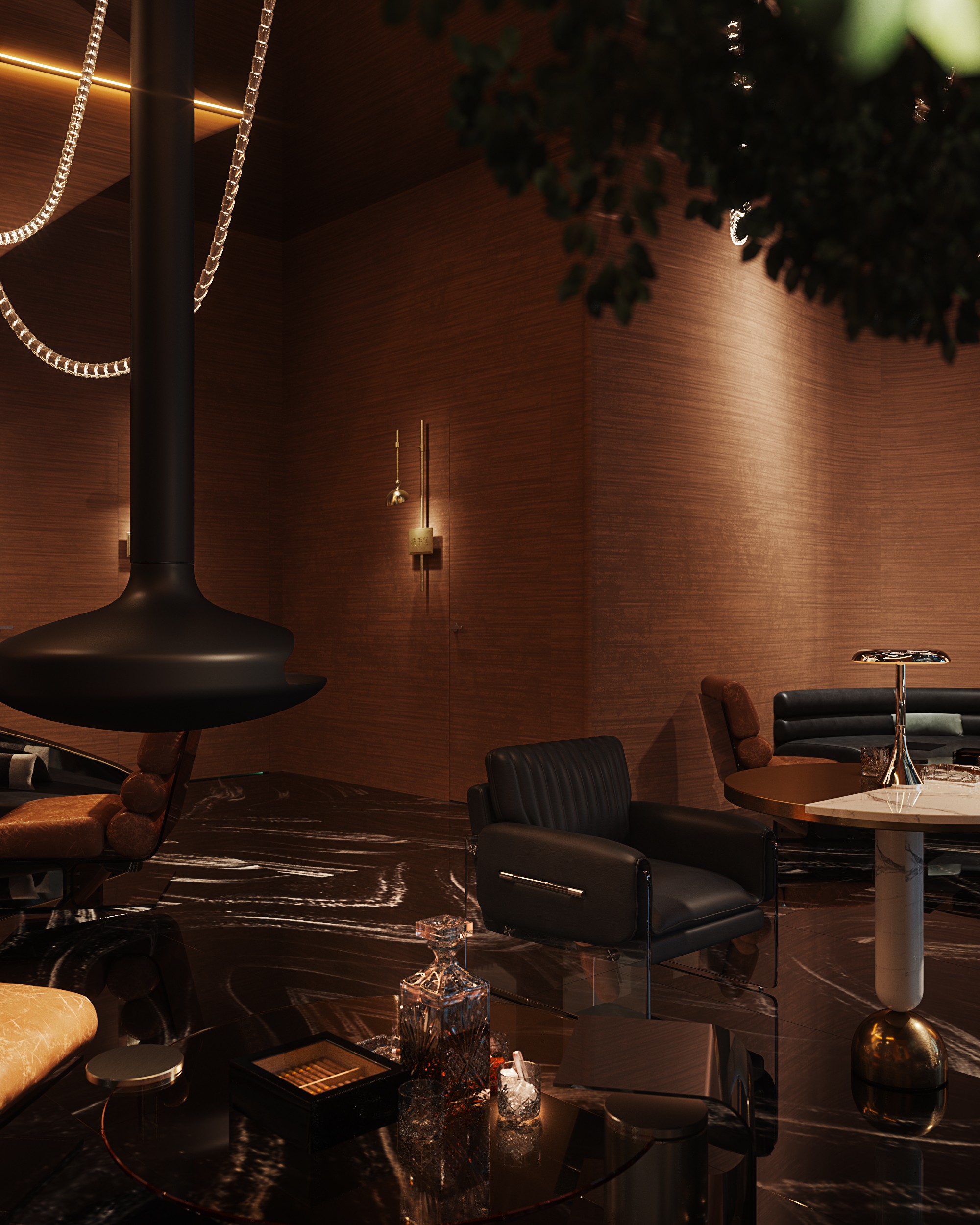 科技与时尚融合的室内设计典范——鸿烨表现-14