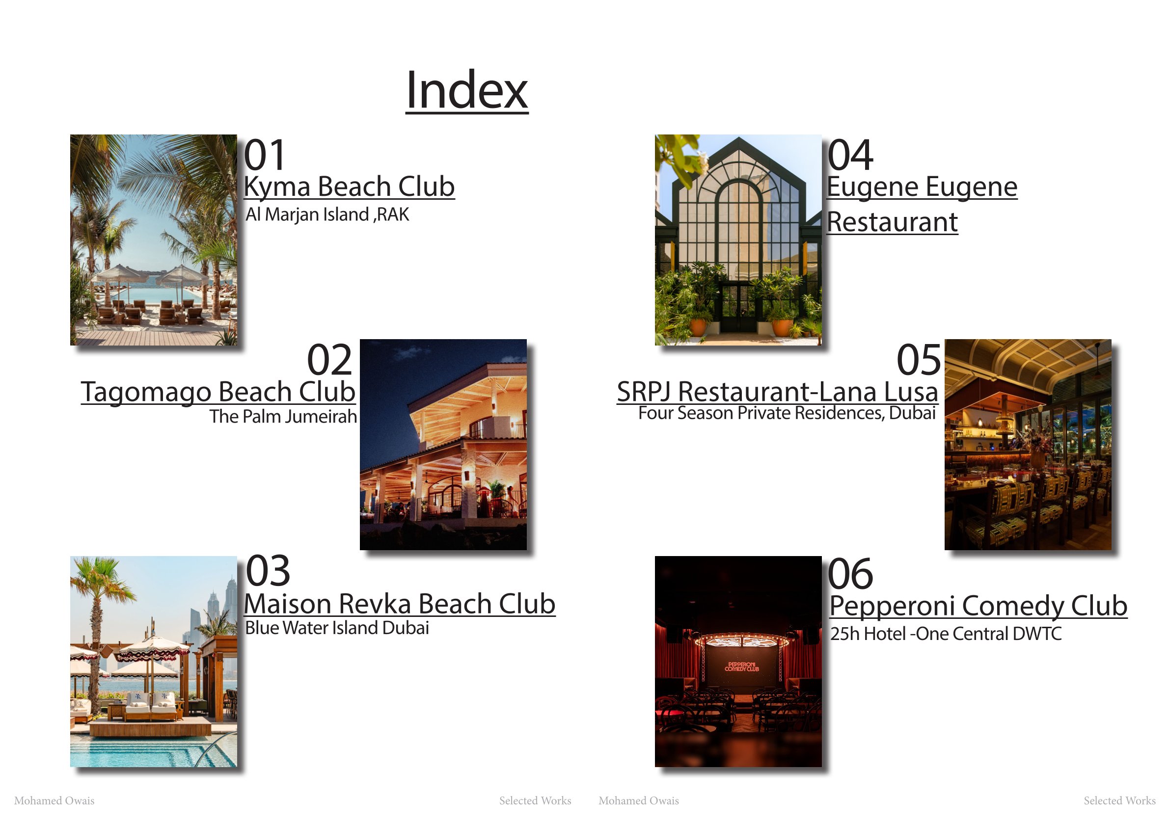 PORTFOLIO - SELECTED WORKS - HOSPITALITY PROJECTS-1