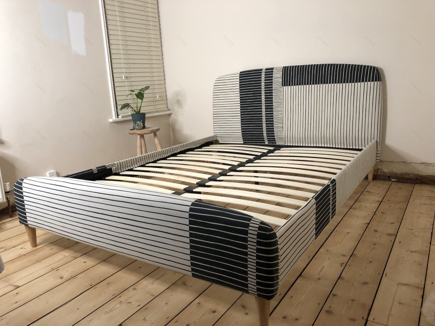 用桌布重新装饰床架改造主卧项目丨luke arthur wells-22