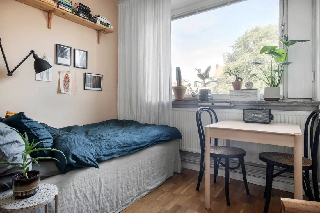 19m²瑞典小户型工作室，设计巧妙空间不压抑-3