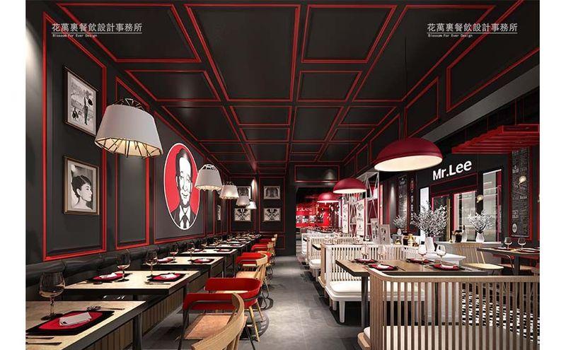 花万里设计 | 李先生加州牛肉面大王餐厅装修效果图-12