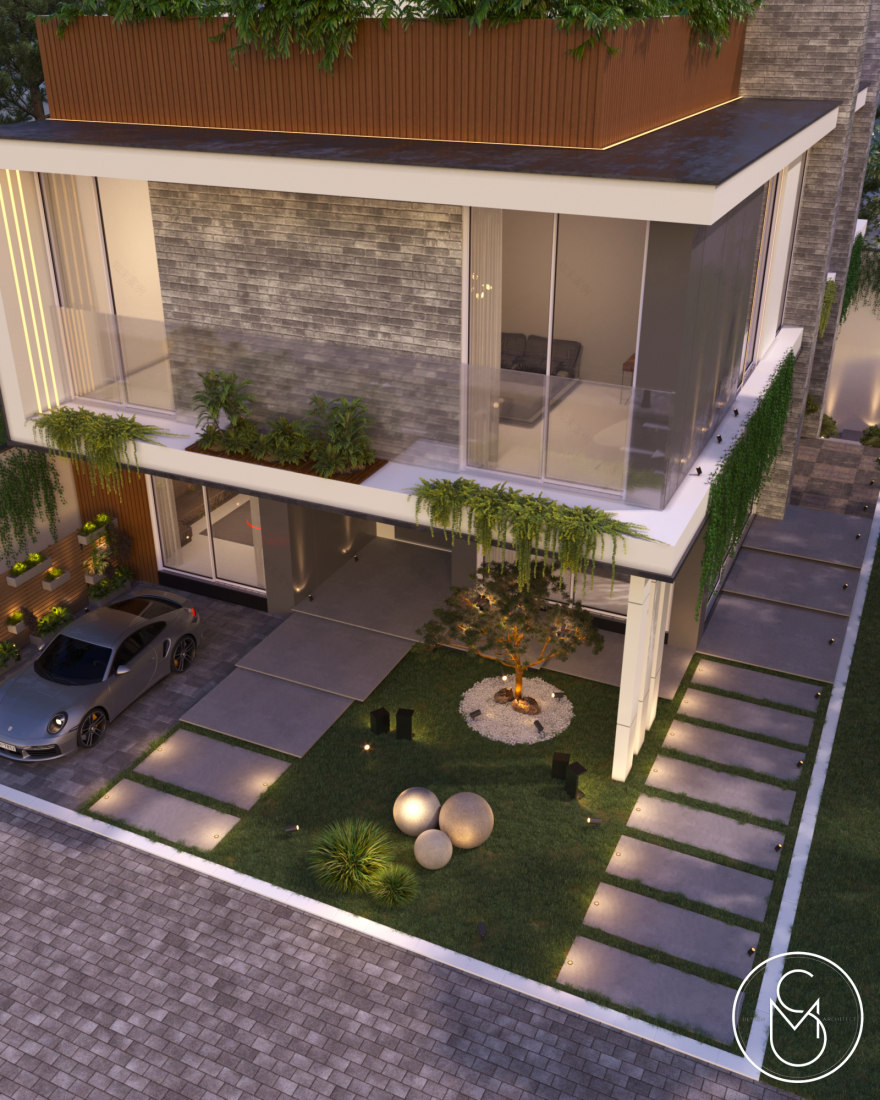 外部设计别墅-25