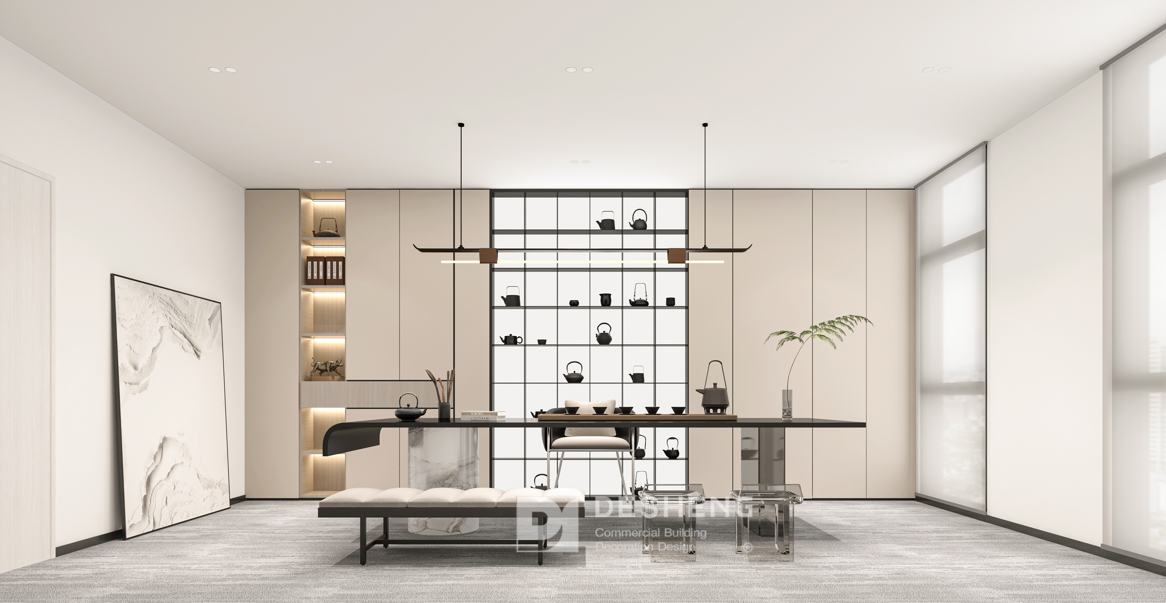 德盛装饰办公室案例展示-3