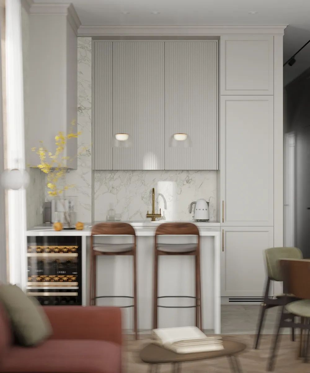 清新雅致的 90㎡女建筑师住所设计丨Ard Design-7