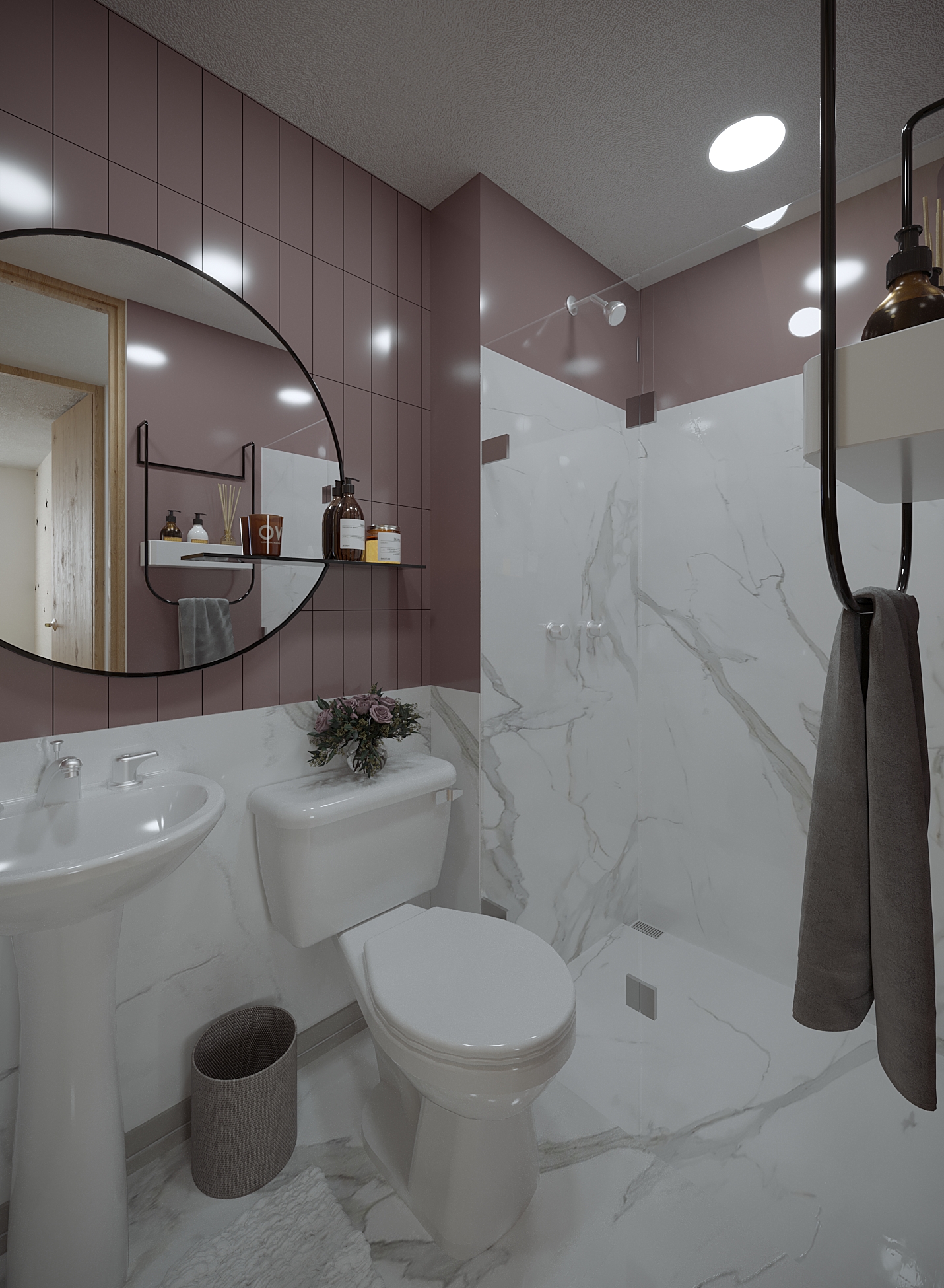 三维造型浴室-4