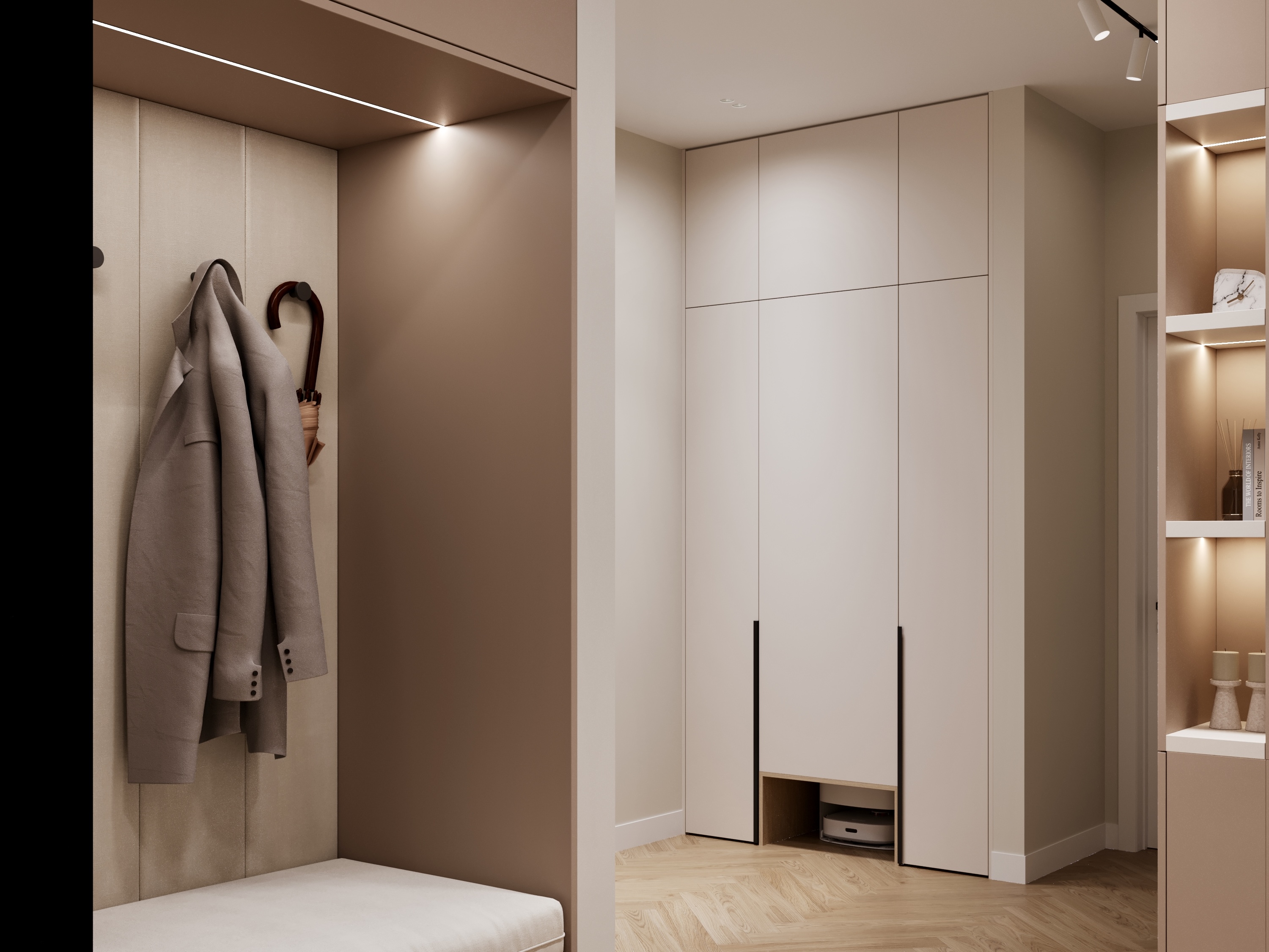 Living Room,KItchen,Hallway室内设计丨ArmeniaYerevan-17