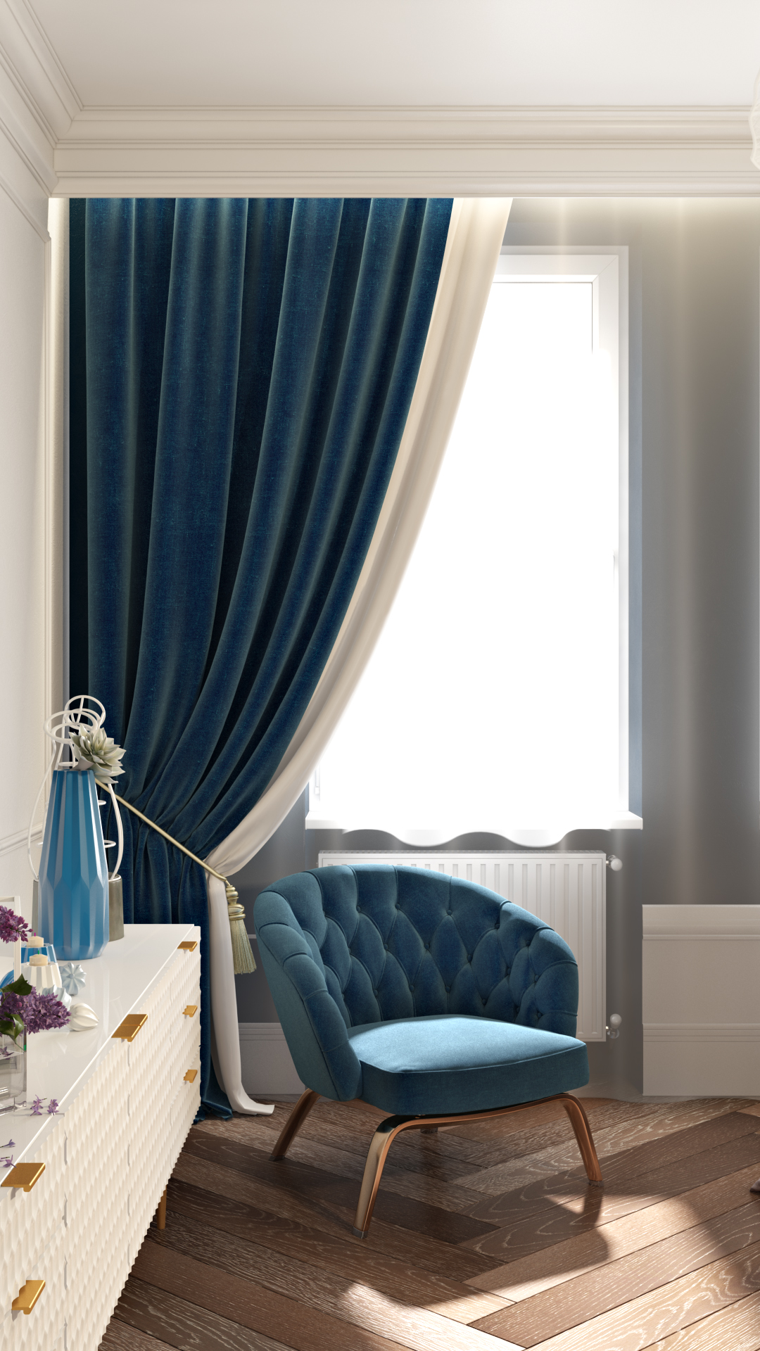 Bedroom: visualization for textile production-2