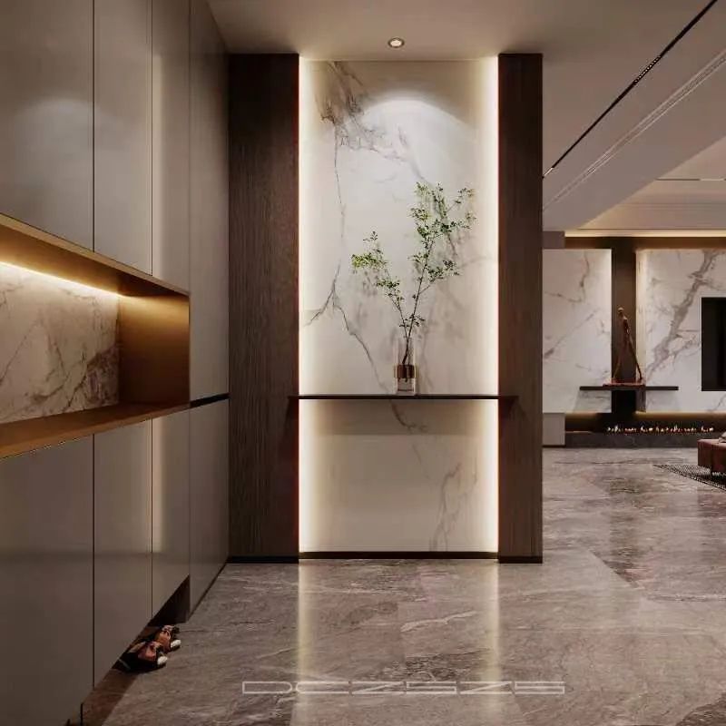 万科金域蓝湾愉景湾现代轻奢风设计丨东成至盛装饰-19