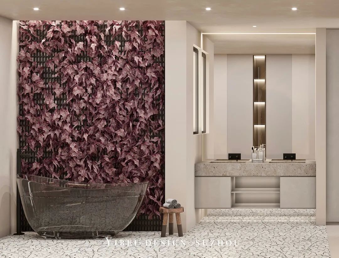 微水泥轻奢全案设计丨中国苏州丨YIBEI DESIGN-25