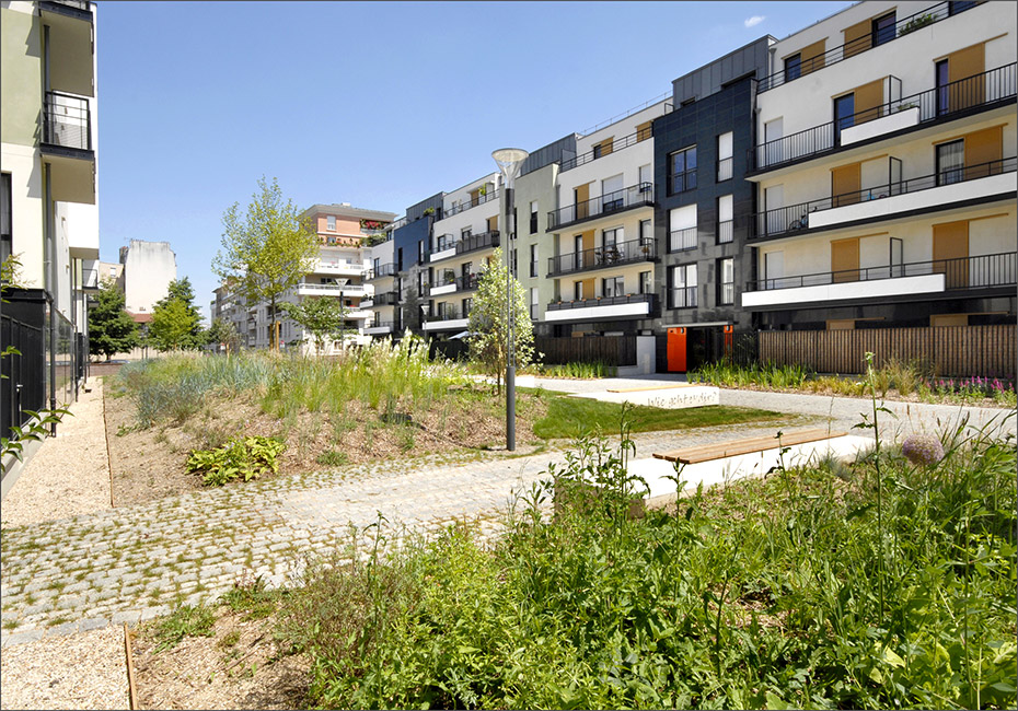 法国巴黎 Allée de Berlin Spandau 人行通道景观设计-11