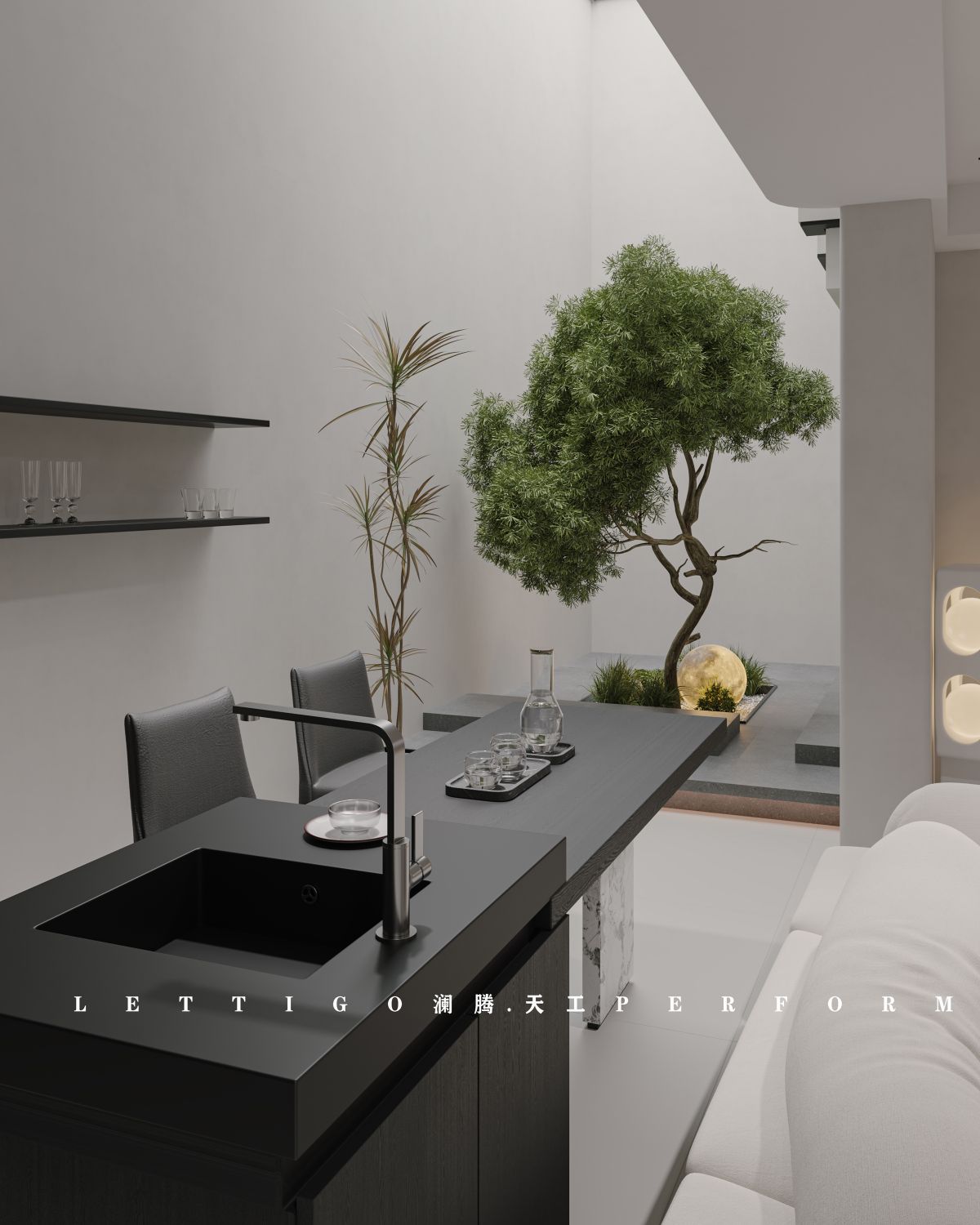 现代极简黑白灰，给人一种洗净铅华的淡然与不争之感-5