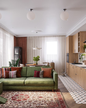 小户型丨AG Architect studio(Dzhulik Olena)