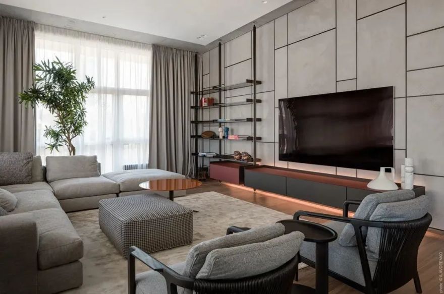 乌克兰基辅设计风尚 | 简约温暖,精英感十足-62