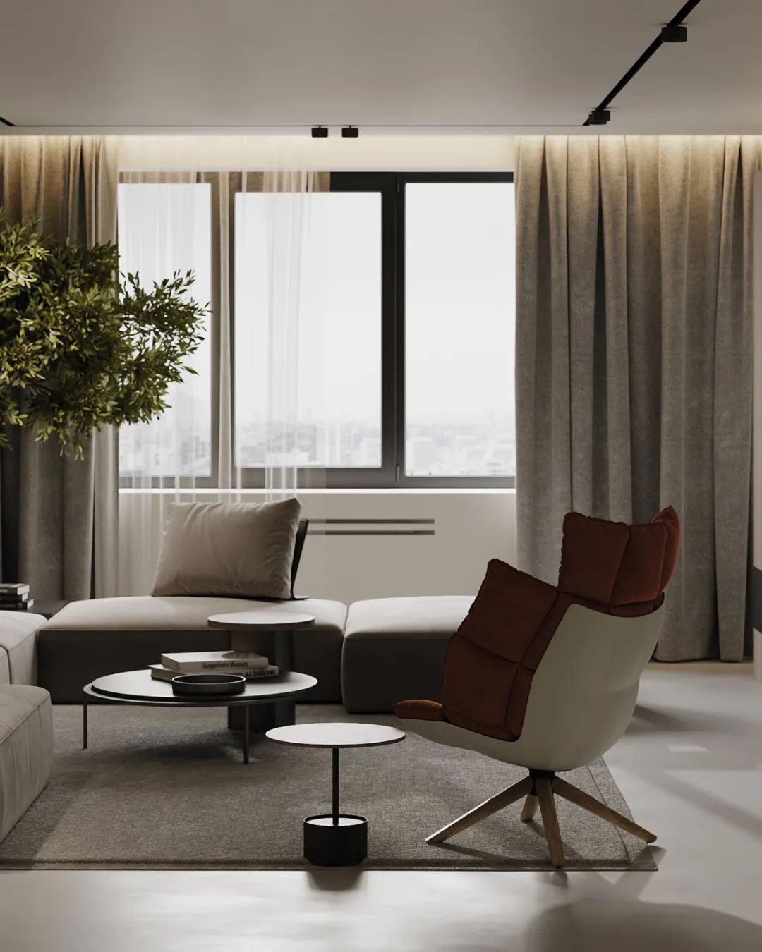 127㎡顶层复式简约干练公寓设计丨KYDE.architects-38