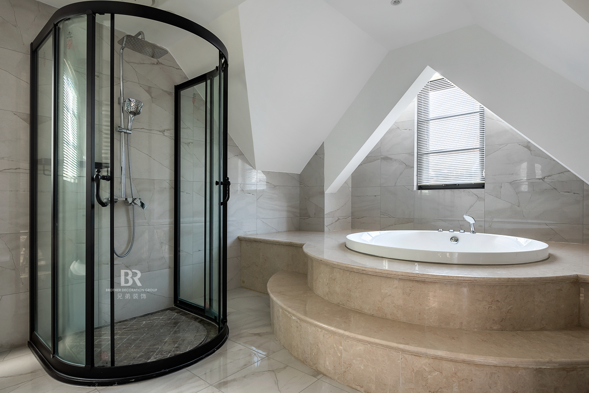 华宇天宫花城现代轻奢跃层装修设计-21