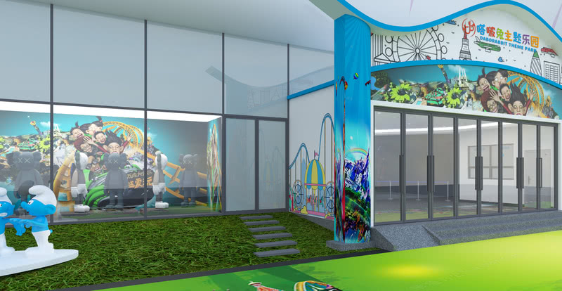 南宁万达茂嗒啵兔乐园大门改造-6