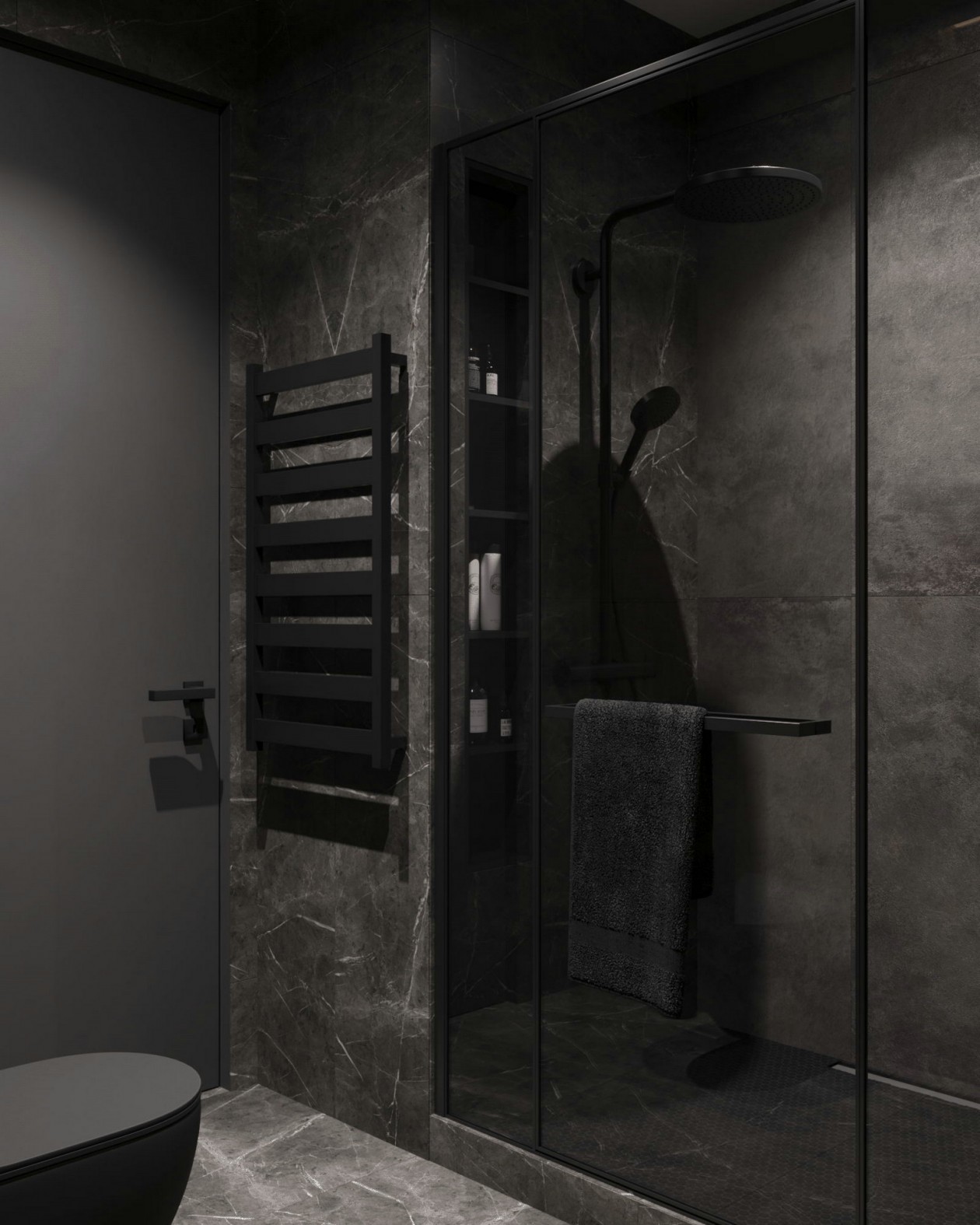 高级黑公寓 丰富极具有质感-44