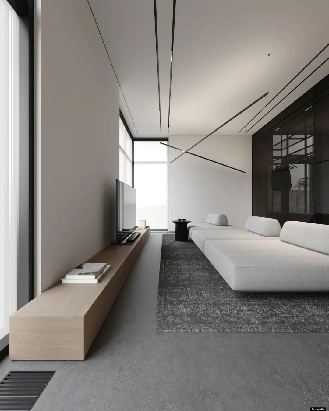 灰木色高级感住宅丨Hot Walls-92