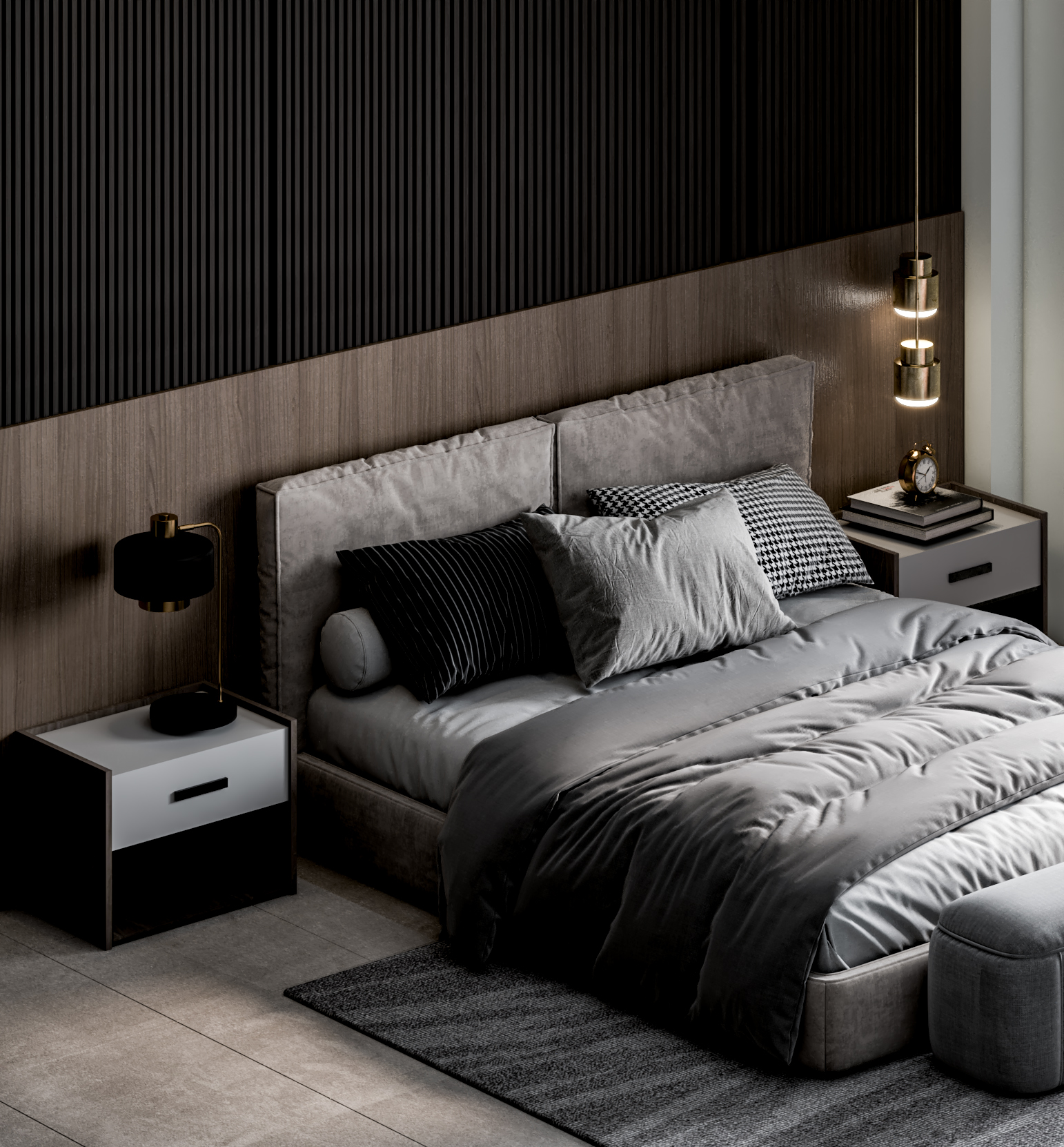 现代卧室设计丨AHMED SEDIK-6