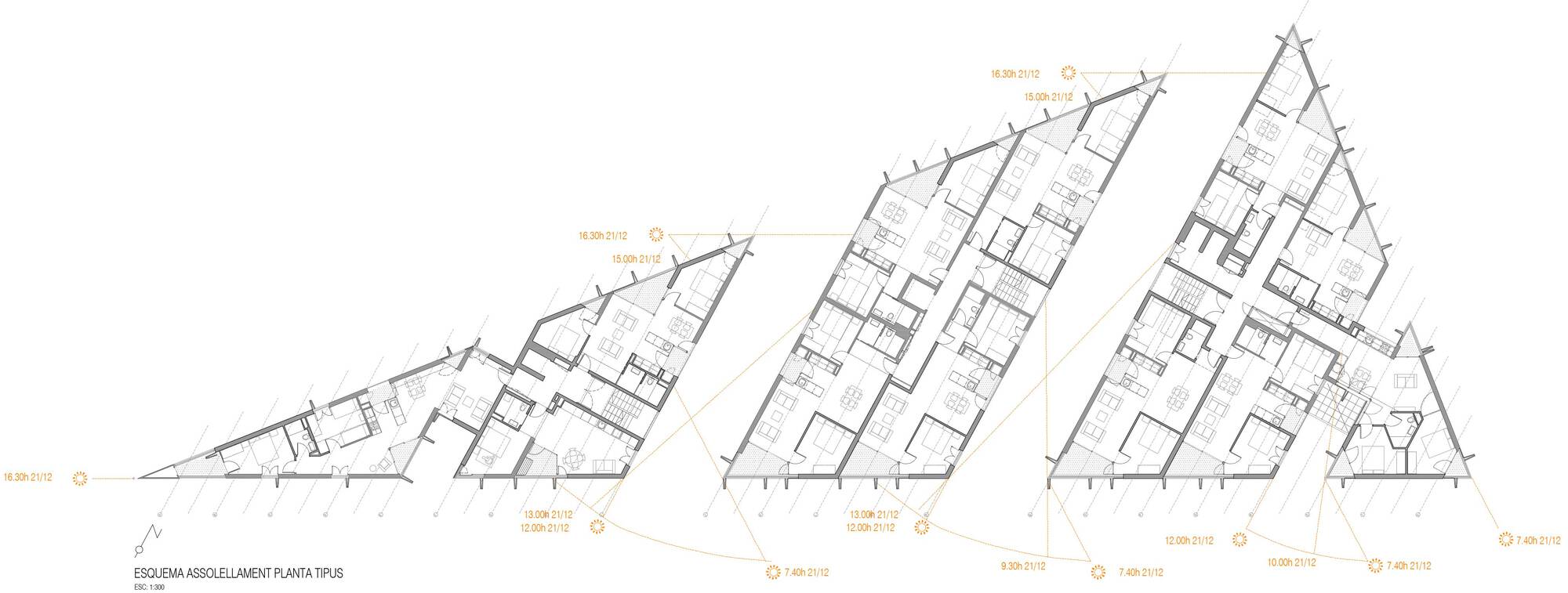 72 套社会住房单元丨西班牙巴塞罗那-34