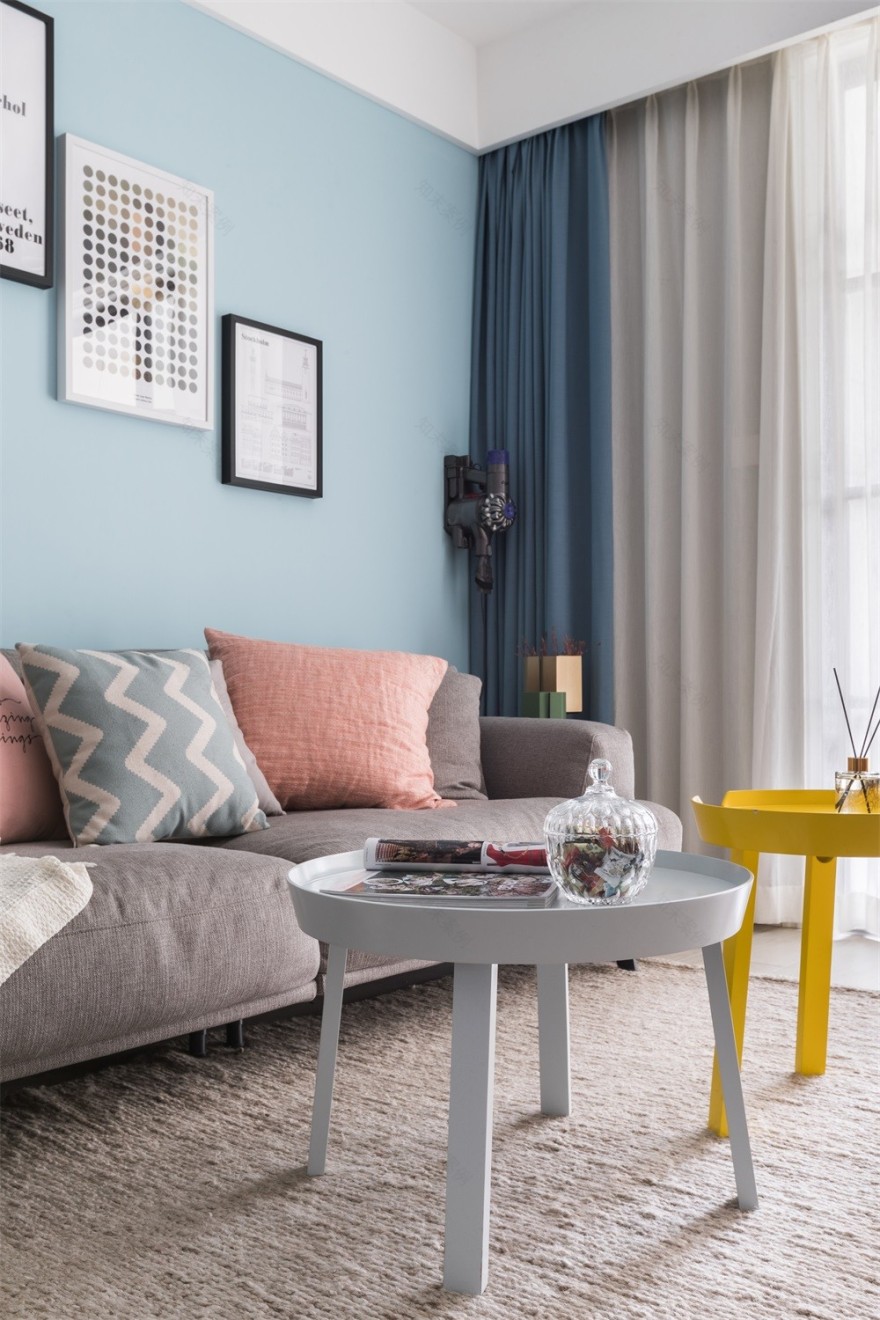 万和玺园,北欧风也可以很少女 TK设计实景案例-7