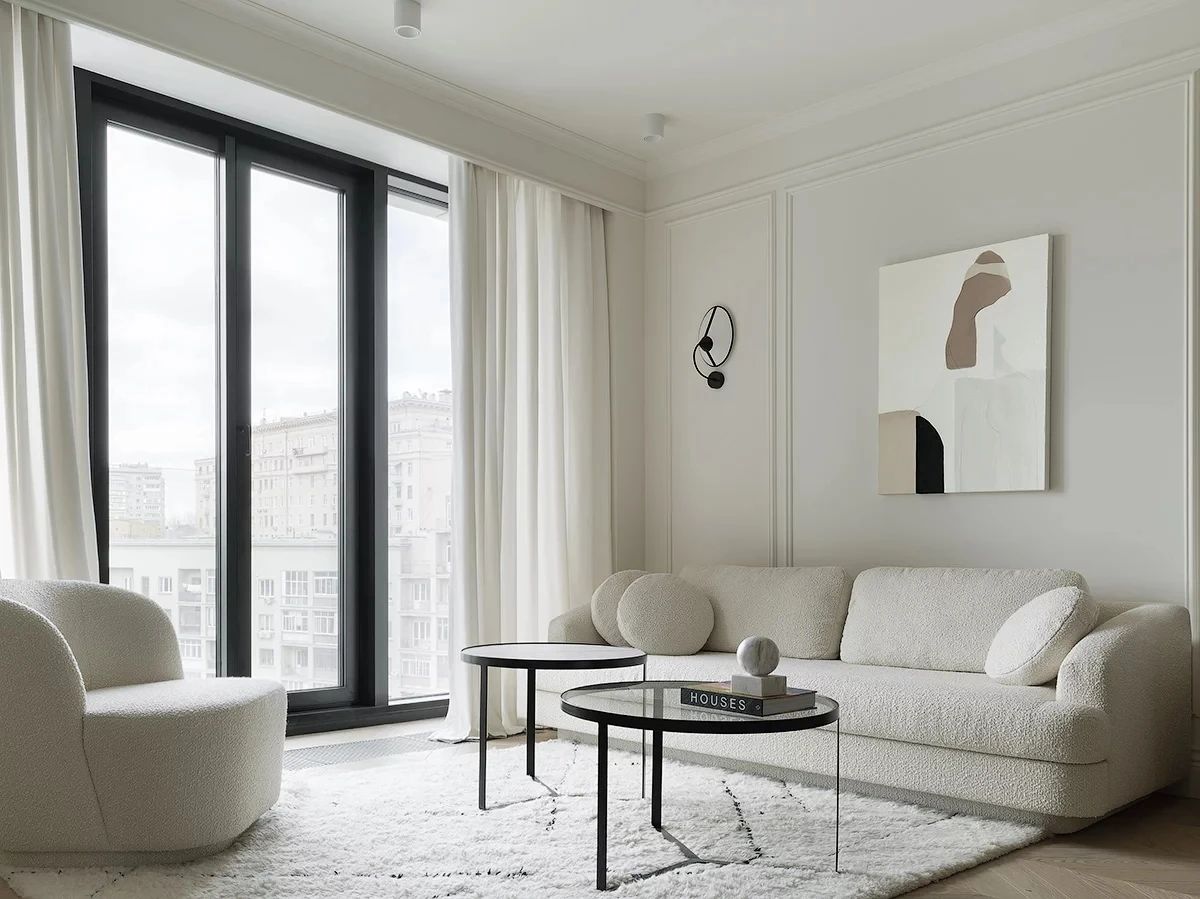 54㎡时尚简约单身公寓丨Aleksandra HelminskayaLeontieva-0