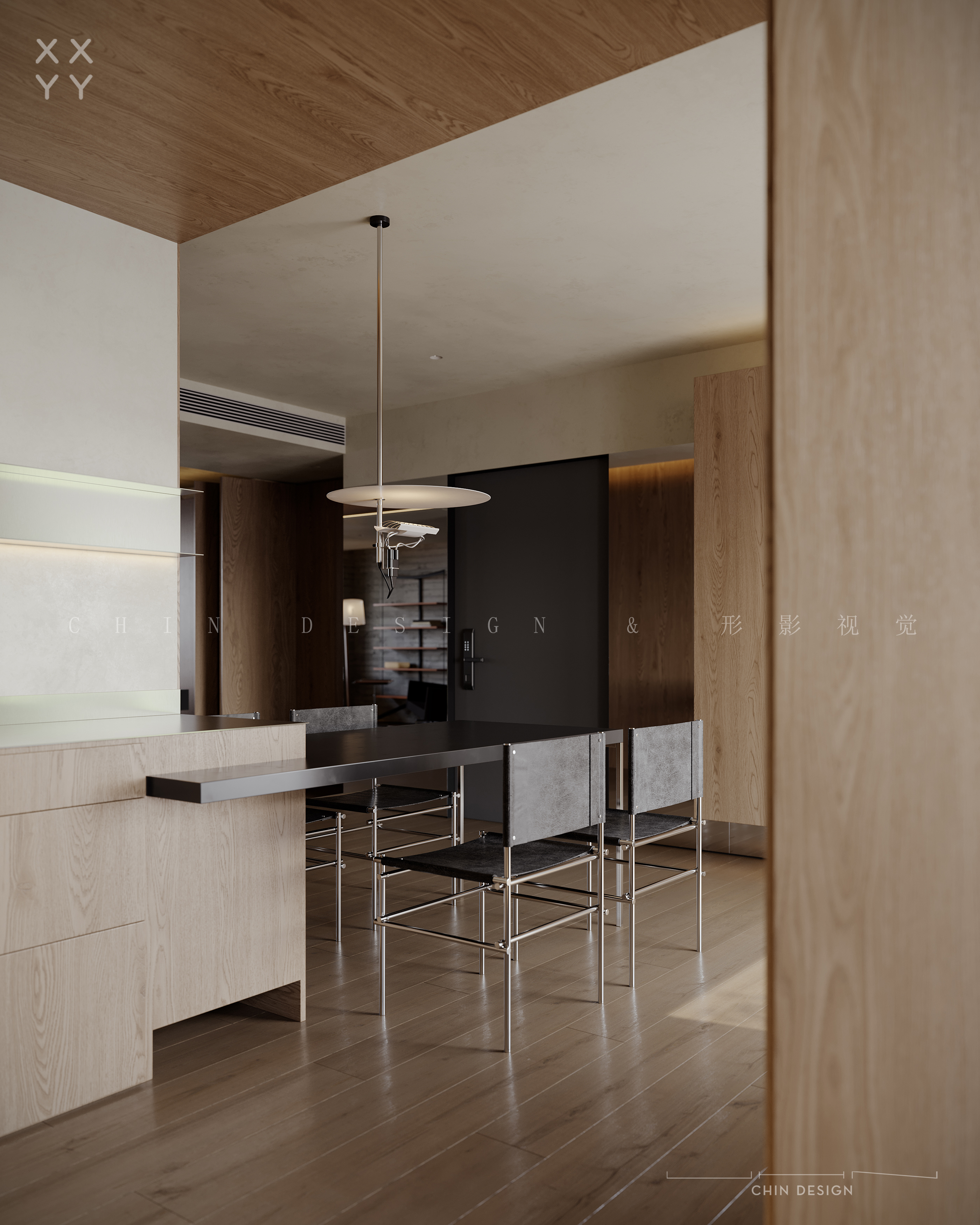 一层带小院之典范丨尺与匙空间设计-16