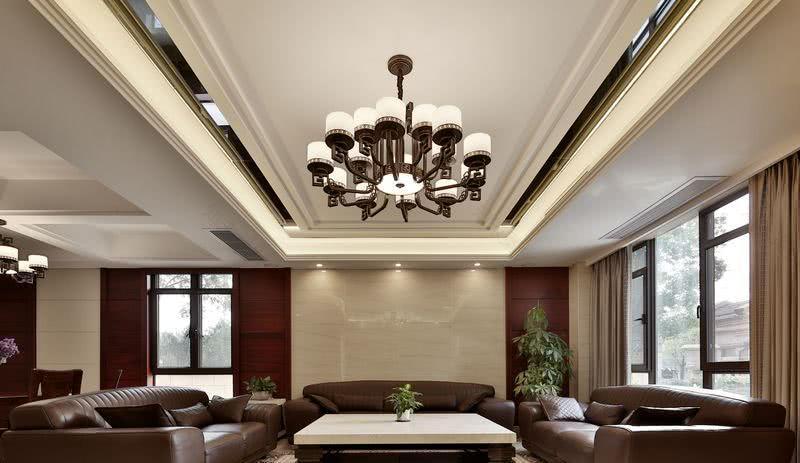 华润橡树湾现代中式别墅空间设计-10