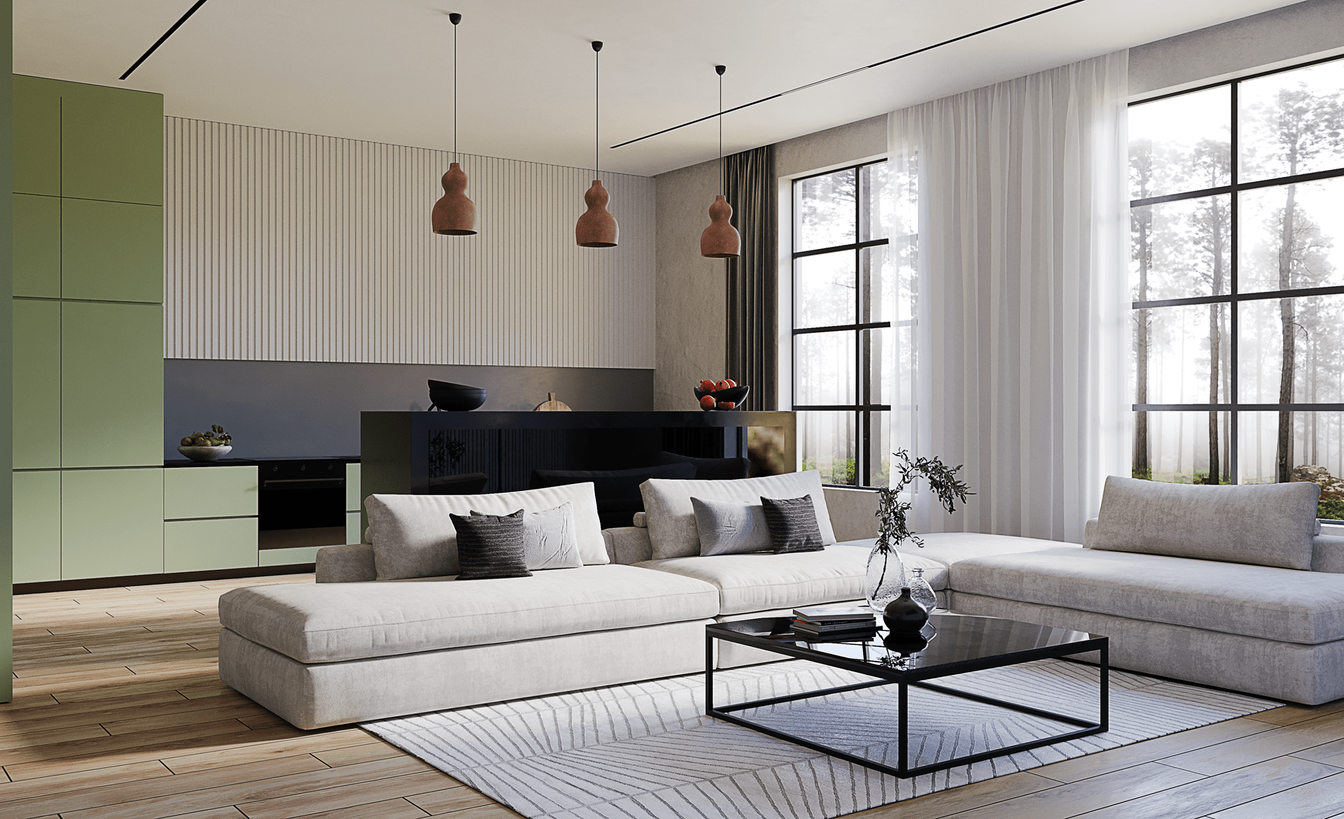 现代极简，精简而优雅的空间！                     -1