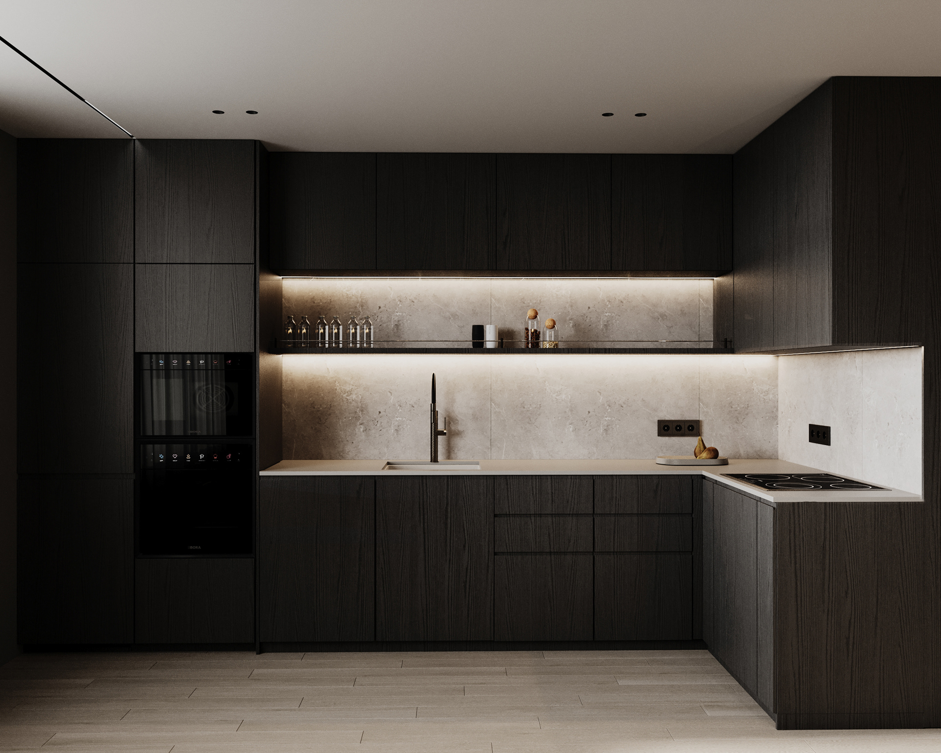 基辅某70平住宅公寓室内设计与可视化项目丨乌克兰基辅-6