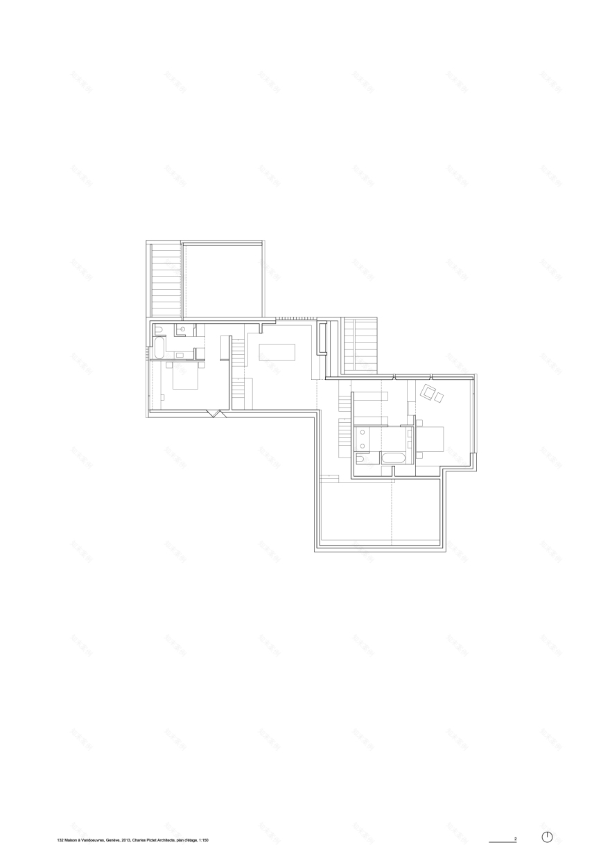 瑞士 Vandoeuvres 斜坡上的绿意住宅-17