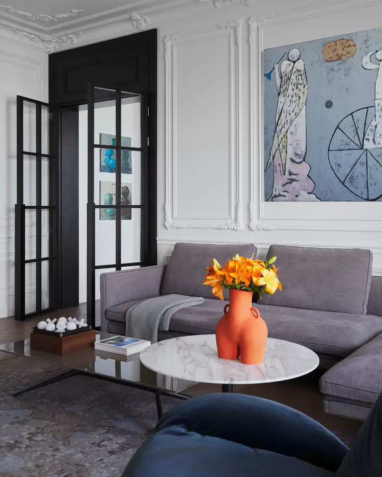 巴黎风尚 · 哈萨克斯坦的优雅家庭公寓-5