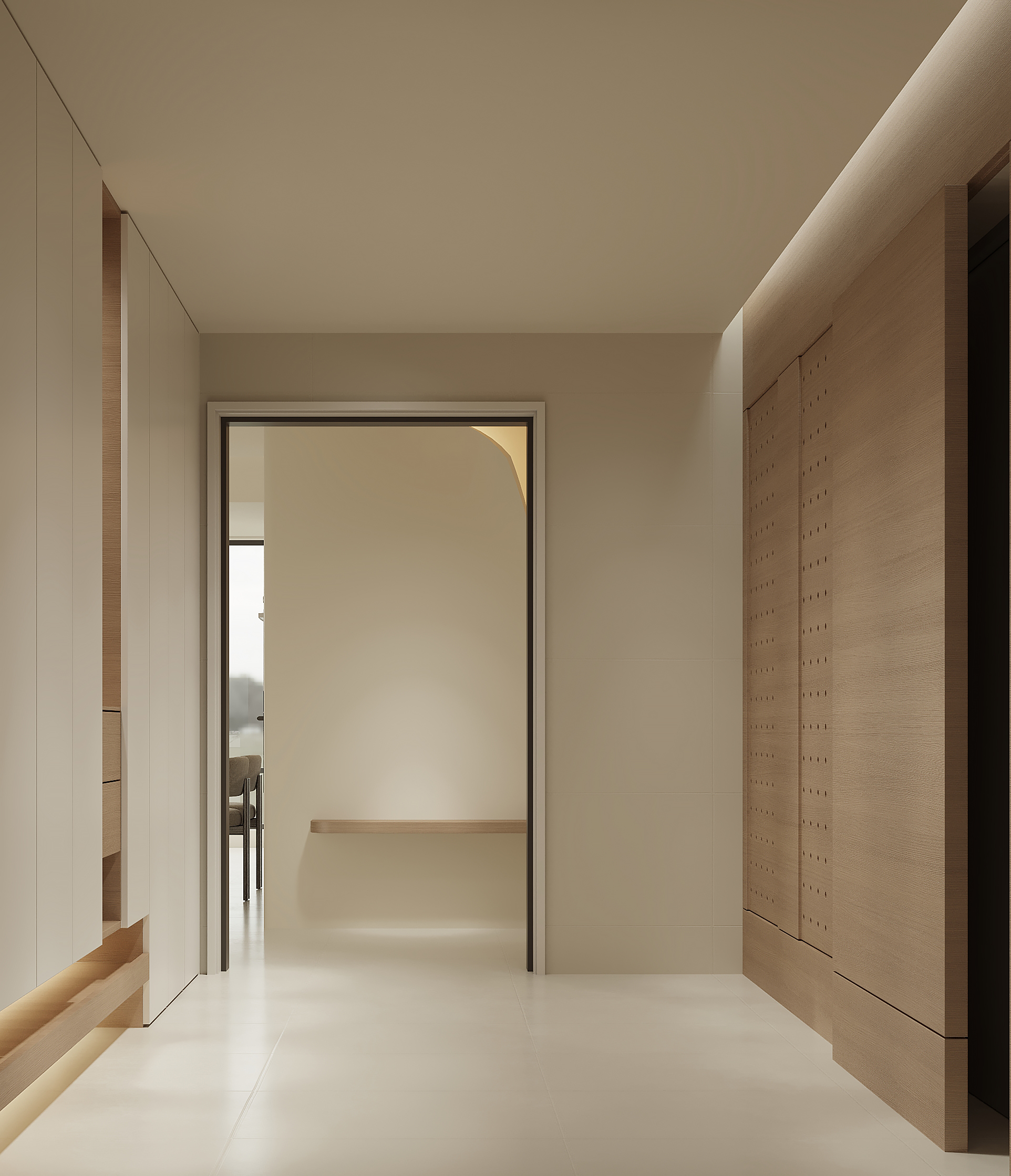 现代奶油风住宅设计-精装房改造项目-0