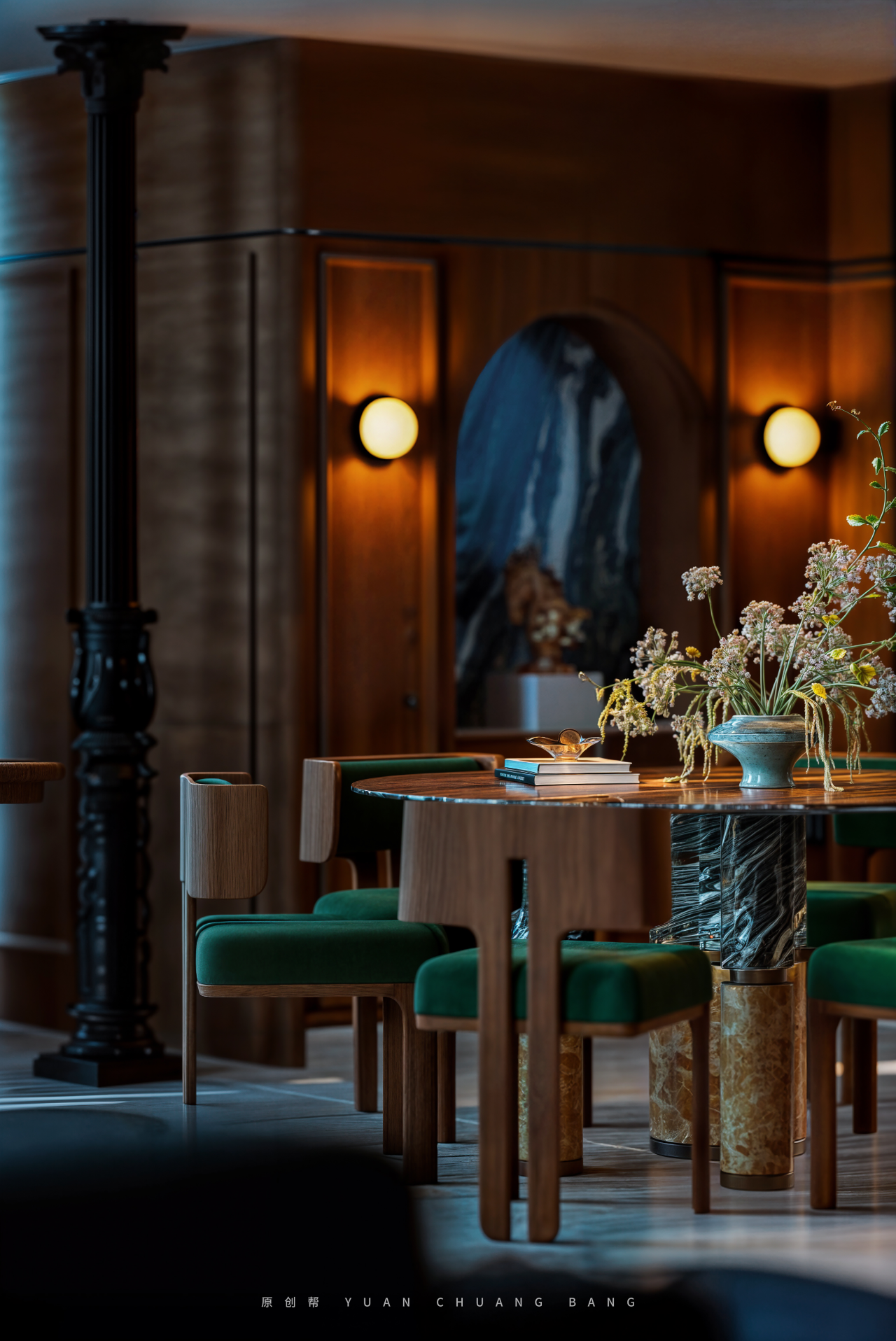 左岸墨绿丨晨轩艺术设计-44