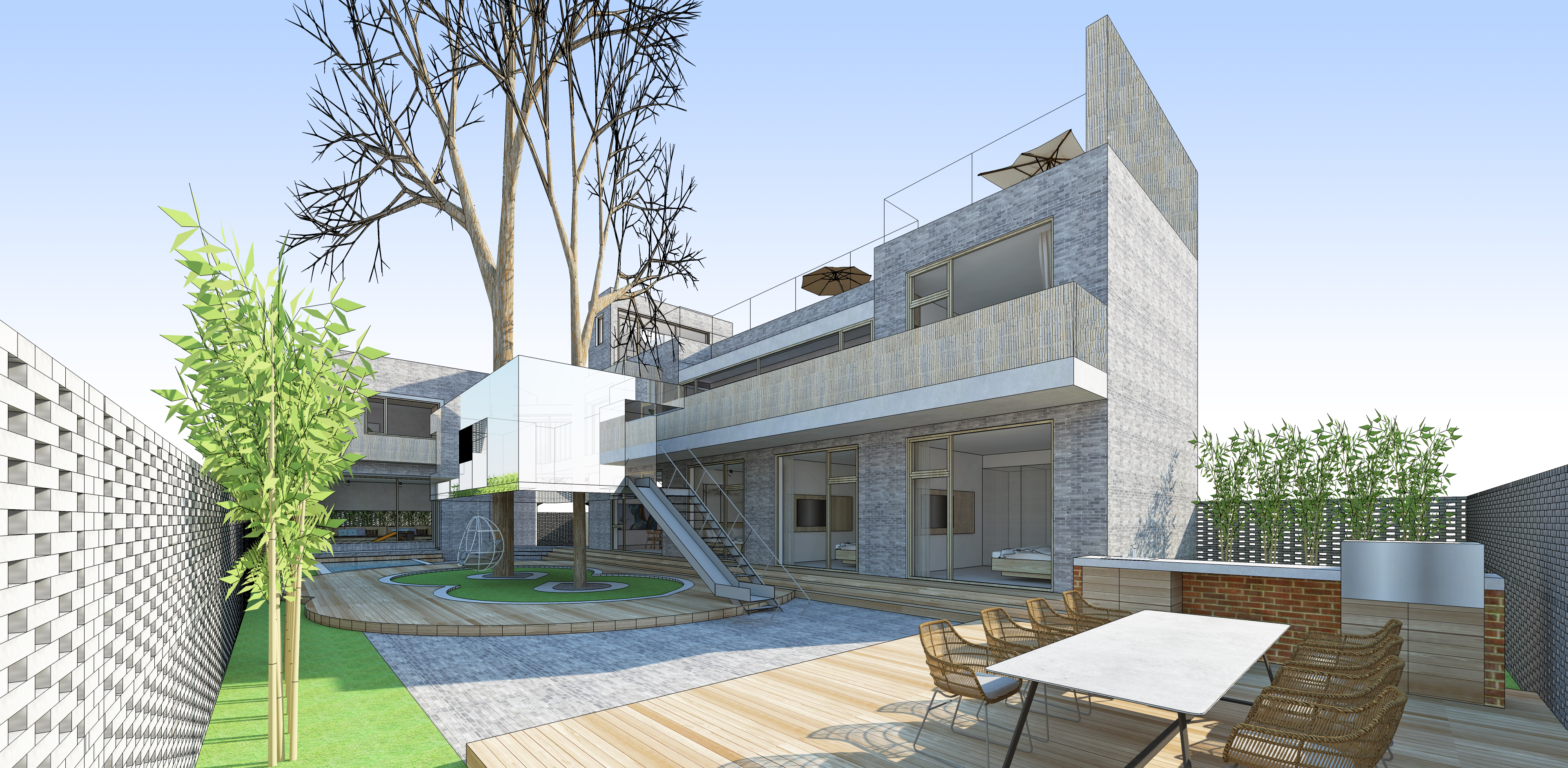 青砖与竹民宿设计丨中国北京-10