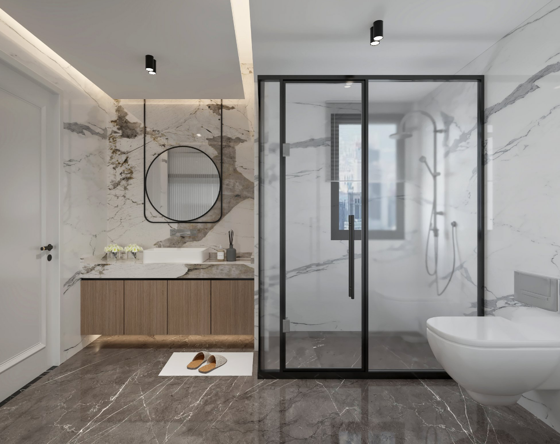 黑白灰不羁个性的室内设计-9