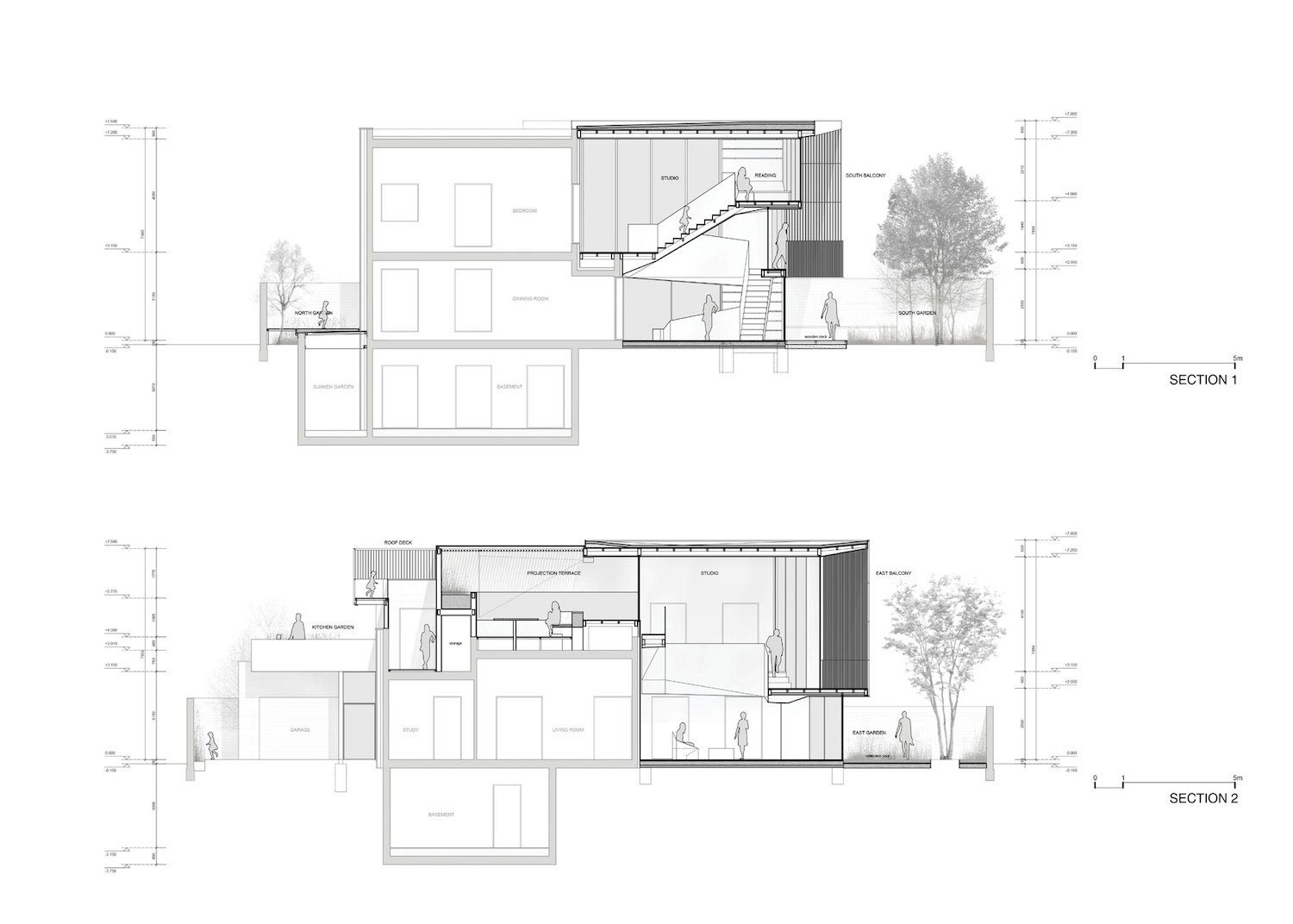 北京顺义纯白两层别墅 | 混合工作室的室内设计杰作-29