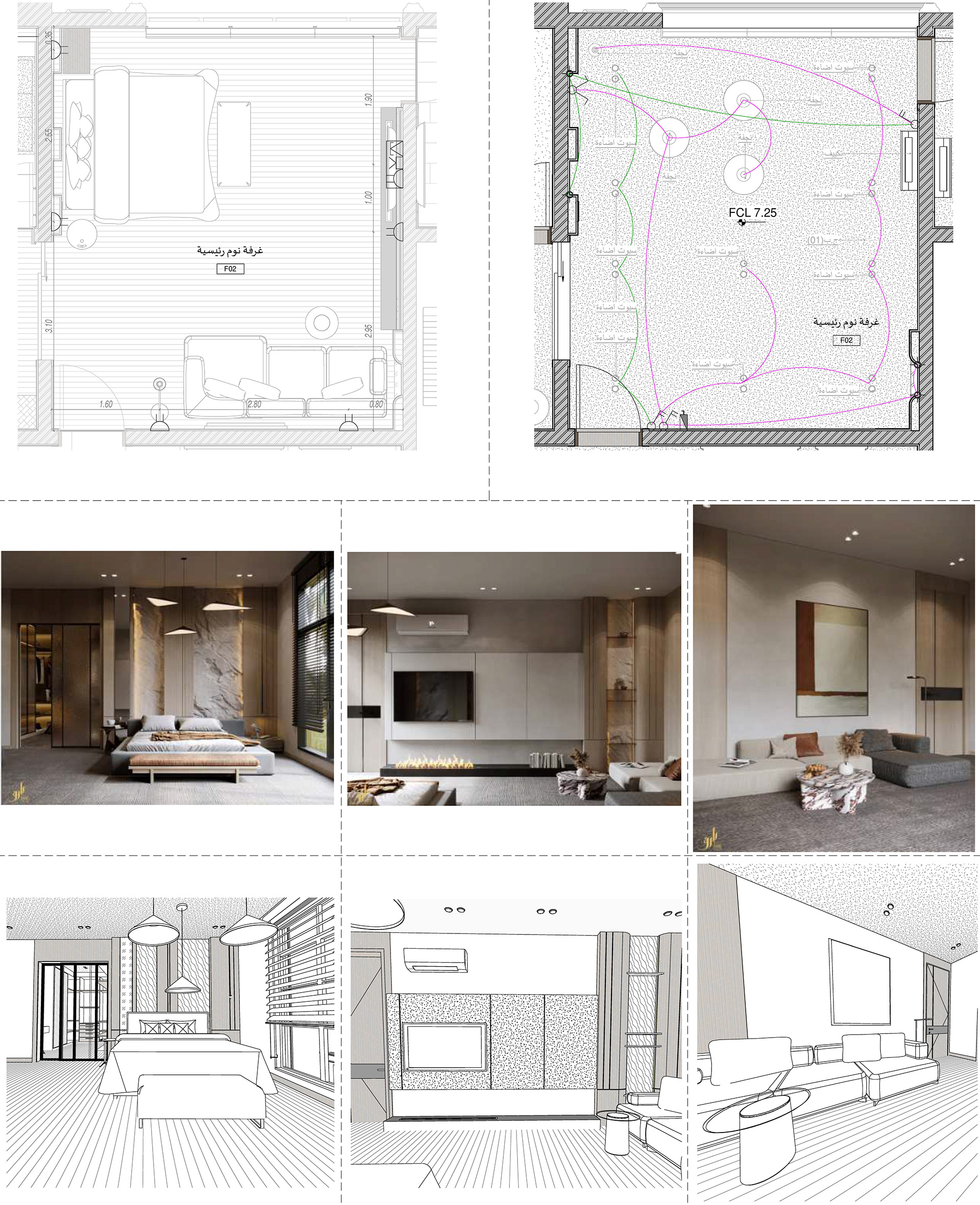 M·K· Classic Villa 室内外设计丨沙特阿拉伯丨Bariq Consultants-103