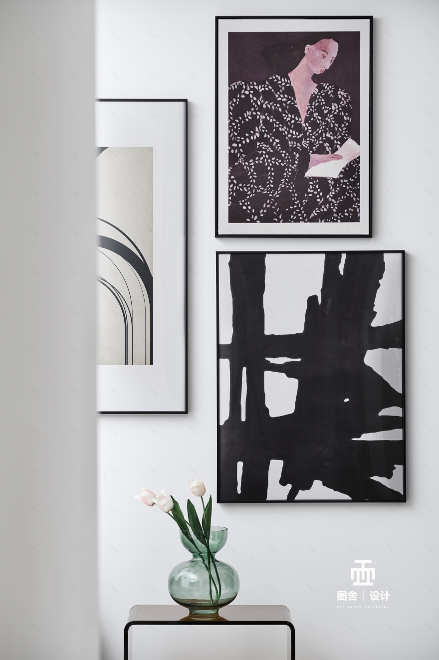 时尚精致的“双面”女主复古,自然新家丨图舍设计-39